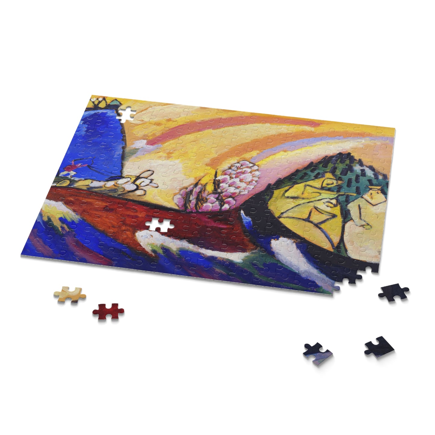 Painting with Troika by Wassily Kandinsky Jigsaw Puzzle
