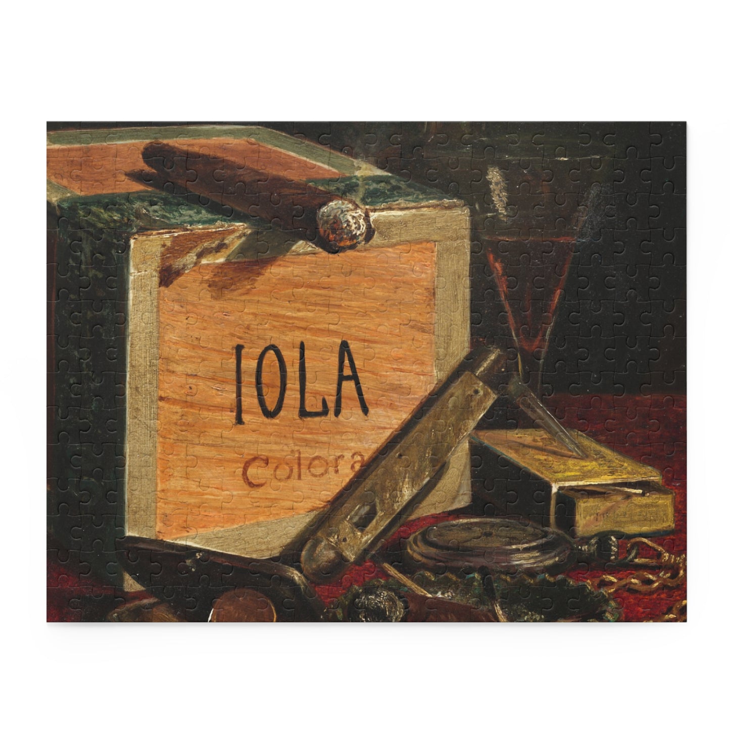 Gentlemen's Still Life by John O'Brien Inman Jigsaw Puzzle