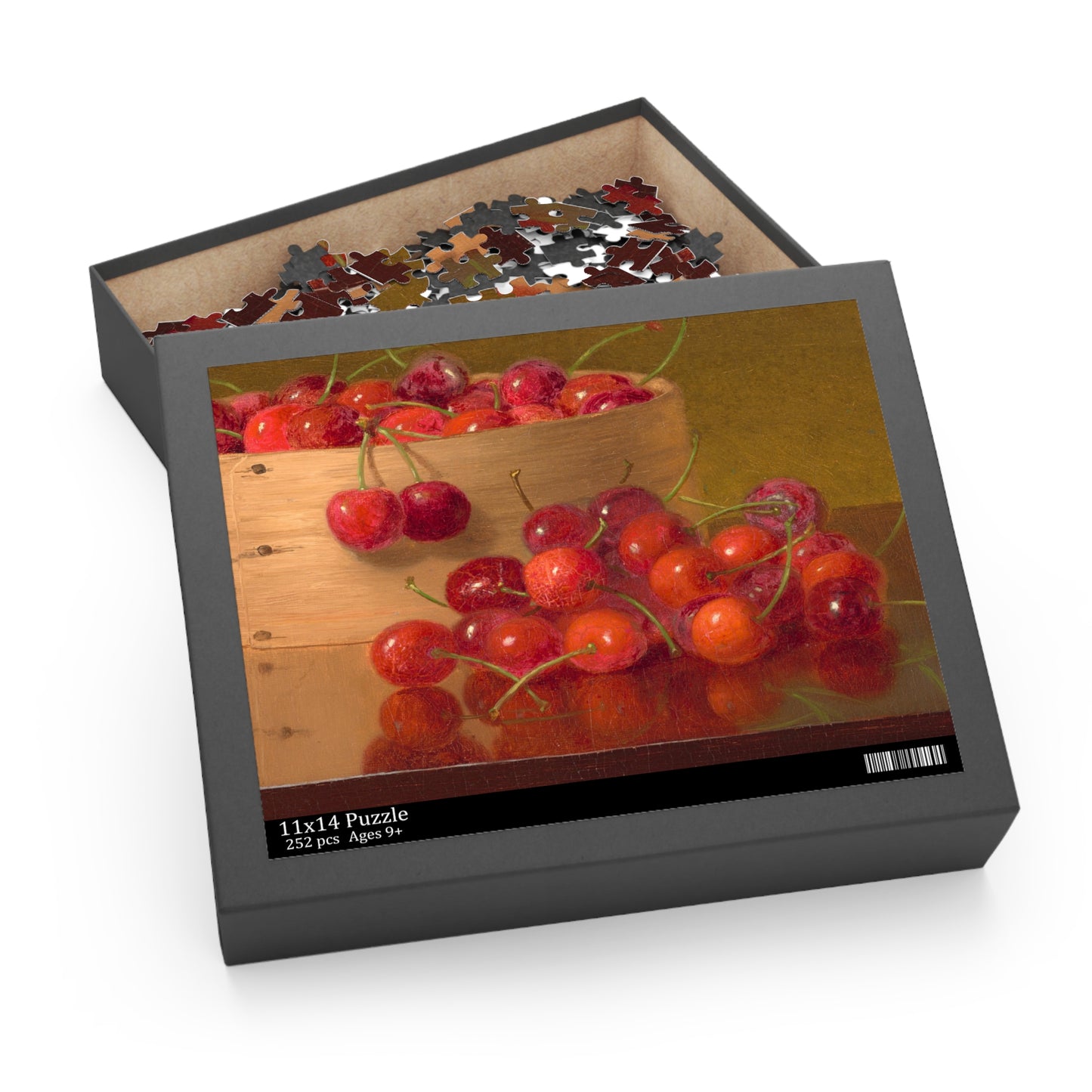 Red Cherries by Robert Spear Dunning Jigsaw Puzzle