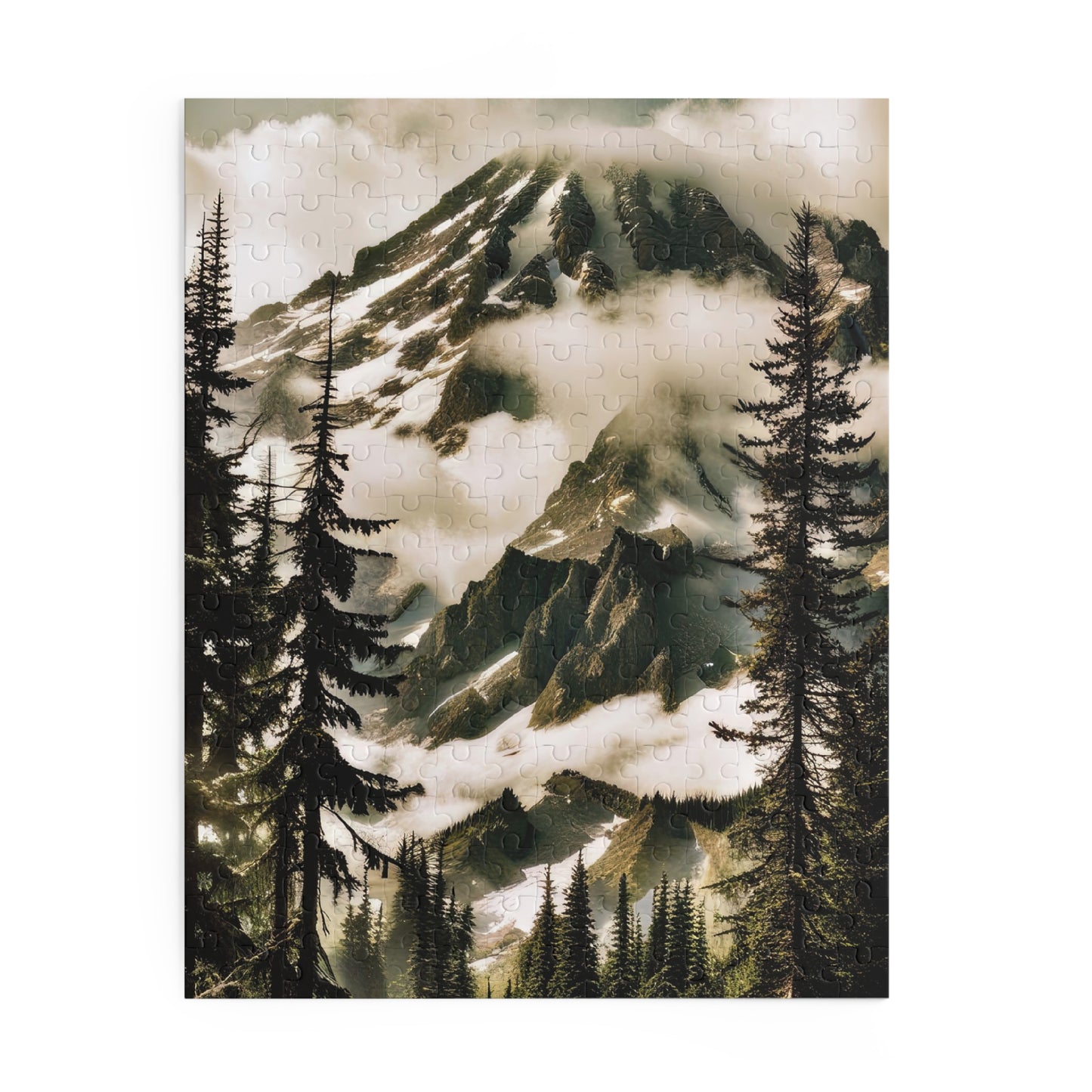 Mount Rainier Scenic Landscape Photo III Jigsaw Puzzle