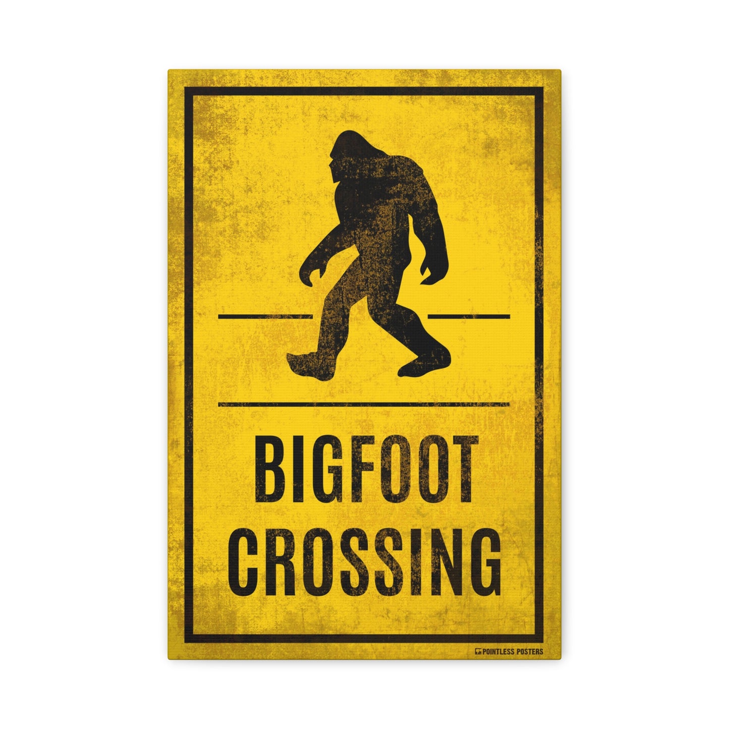 Bigfoot Crossing Canvas Print
