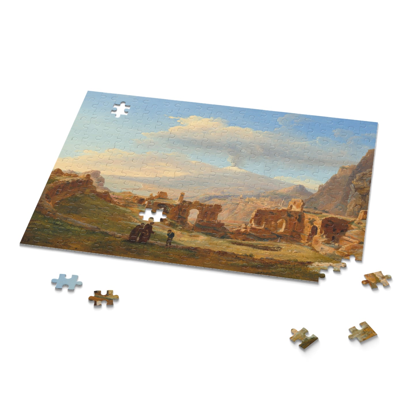 The Roman Theater at Taormina by Louise-Josephine Sarazin de Belmont Jigsaw Puzzle