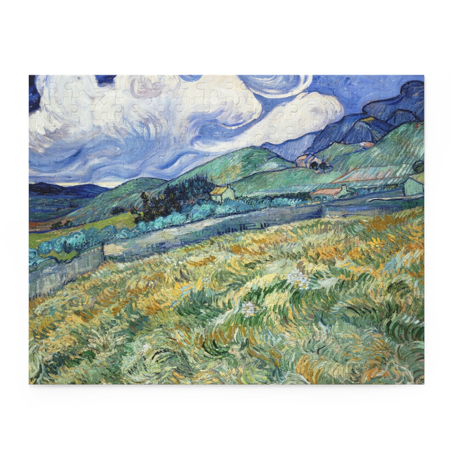 Landscape from Saint-Remy by Vincent van Gogh Jigsaw Puzzle