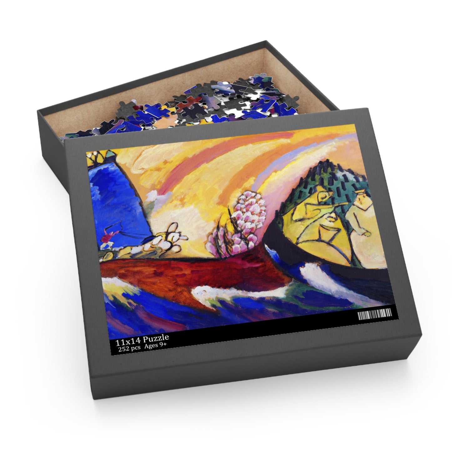 Painting with Troika by Wassily Kandinsky Jigsaw Puzzle