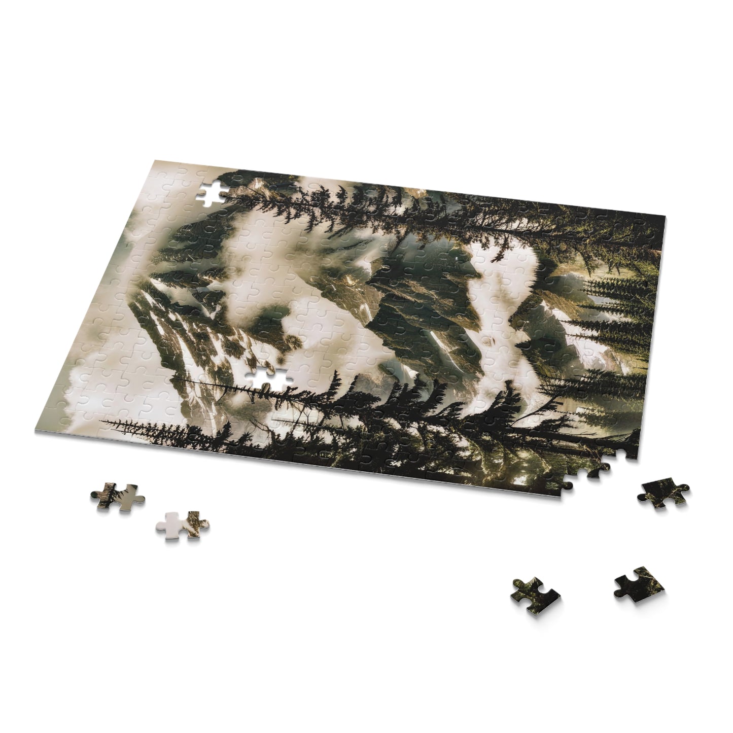 Mount Rainier Scenic Landscape Photo III Jigsaw Puzzle