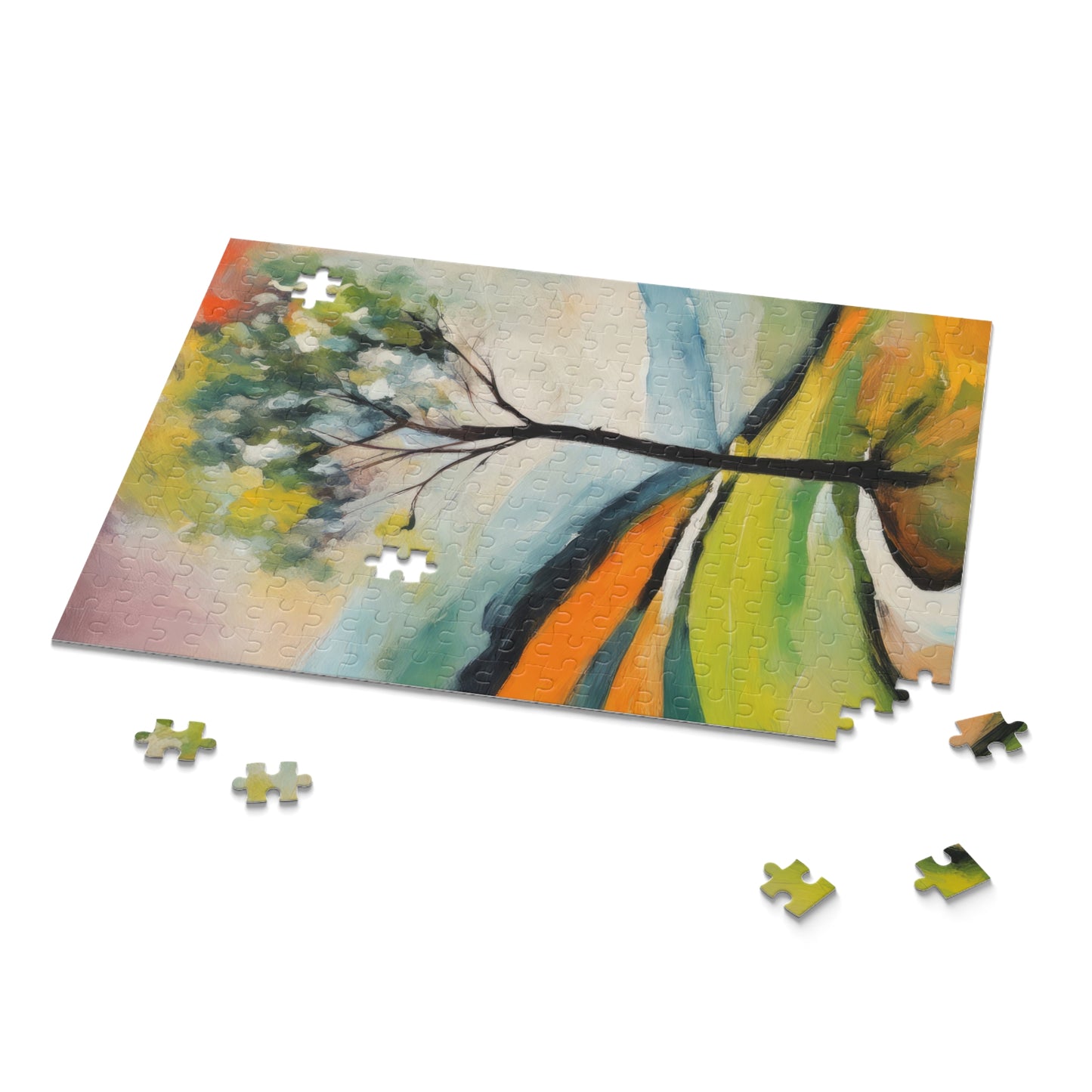 Skagit County Landscape Acrylic Painting Jigsaw Puzzle