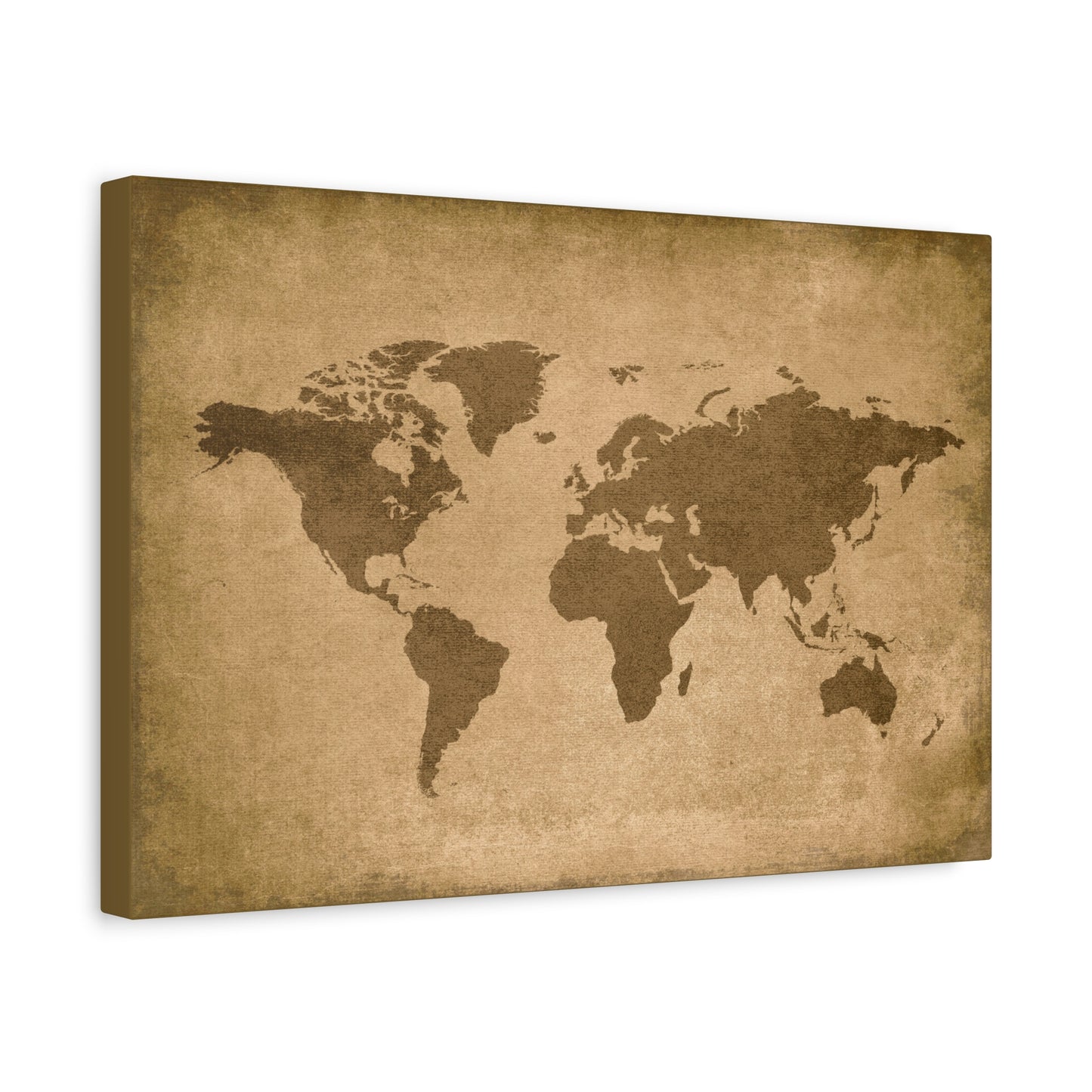 Vintage World Map Canvas Wall Art