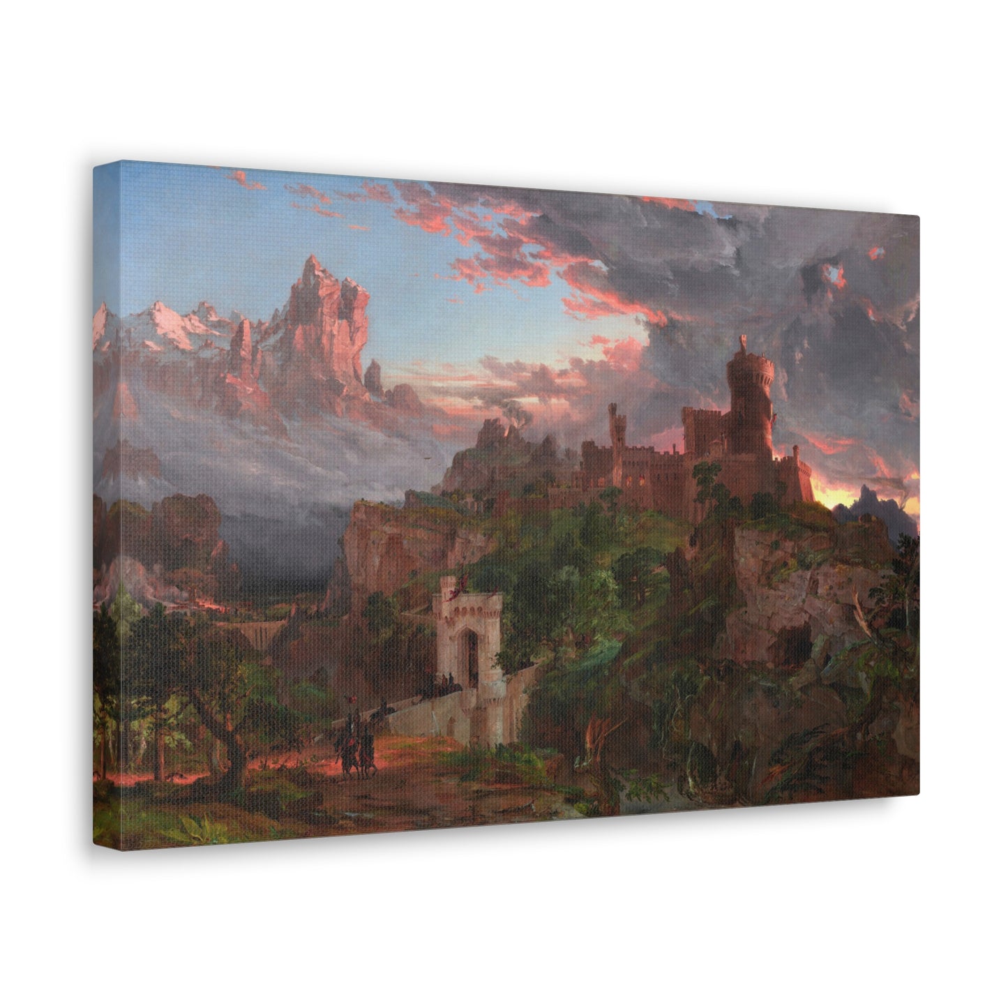 The Spirit of War by Jasper Francis Cropsey Canvas Print