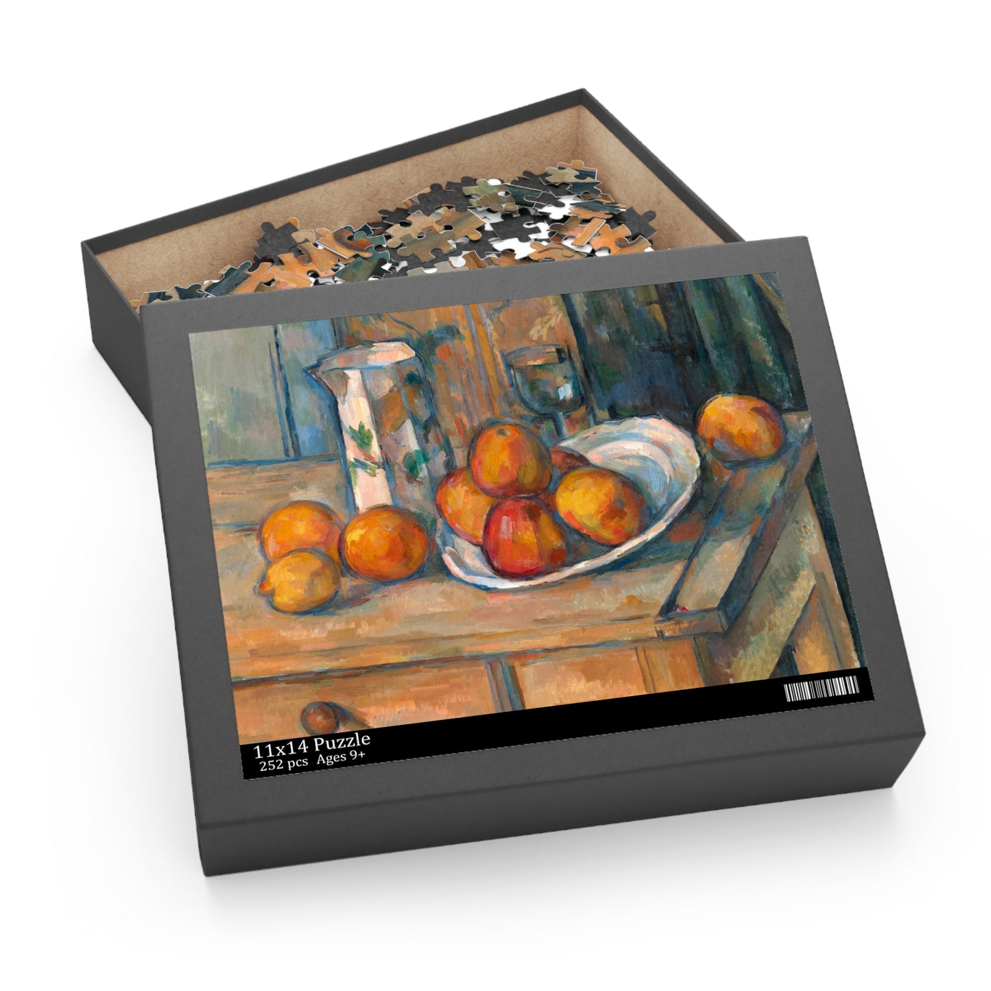 Still Life with Milk Jug and Fruit by Paul Cezanne Jigsaw Puzzle