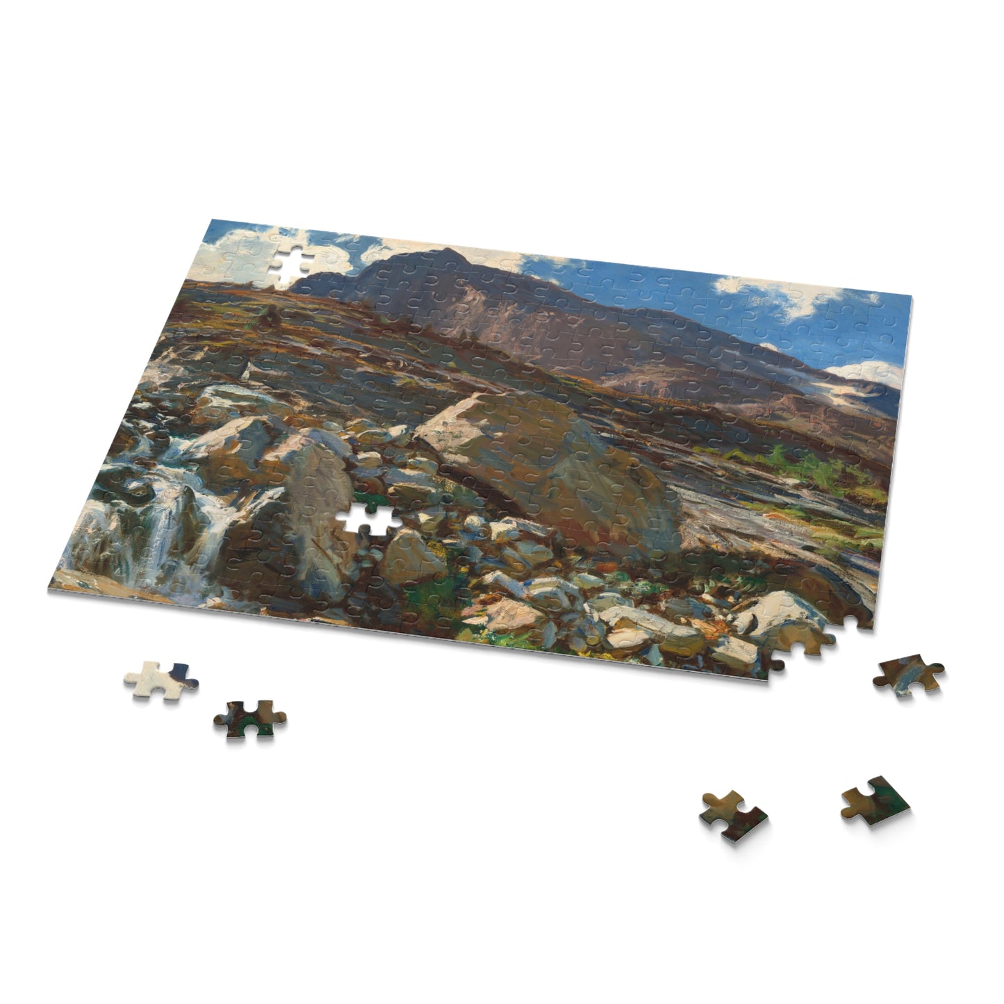 Simplon Pass by John Singer Sargent Jigsaw Puzzle