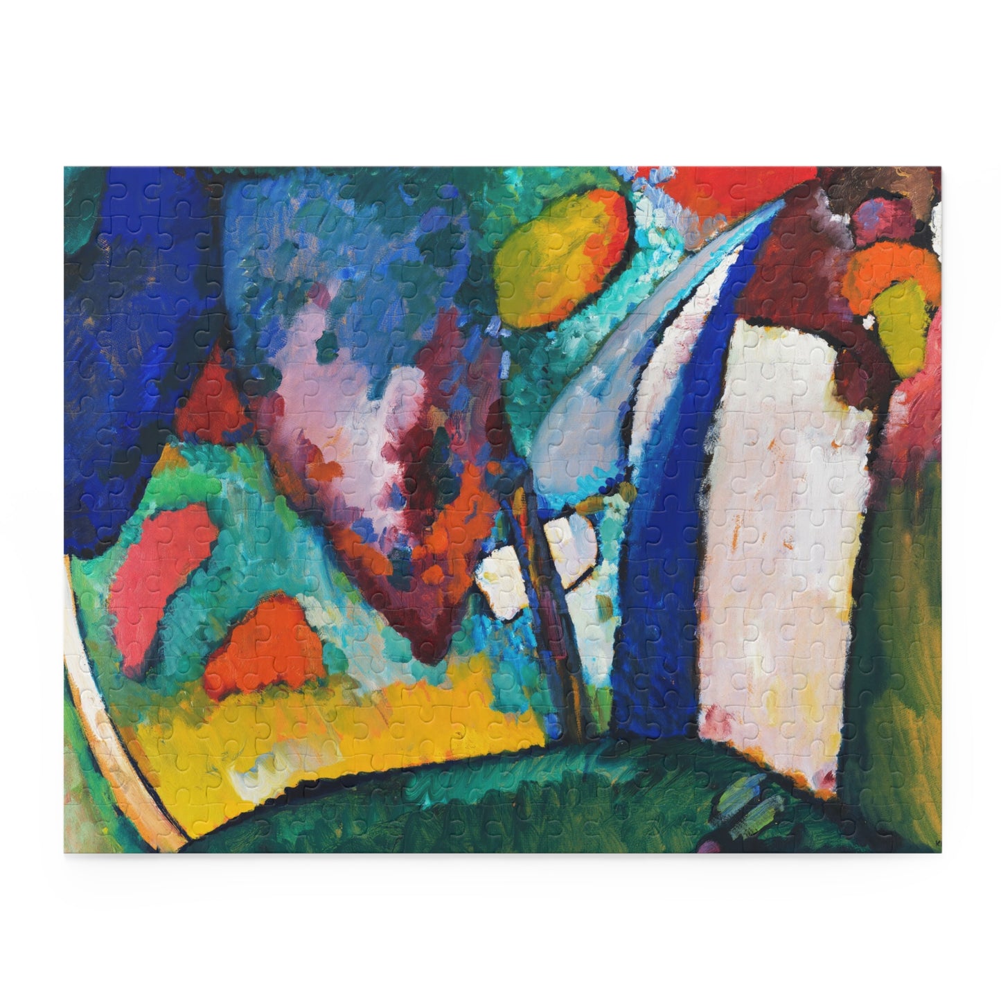 The Waterfall by Wassily Kandinsky Jigsaw Puzzle