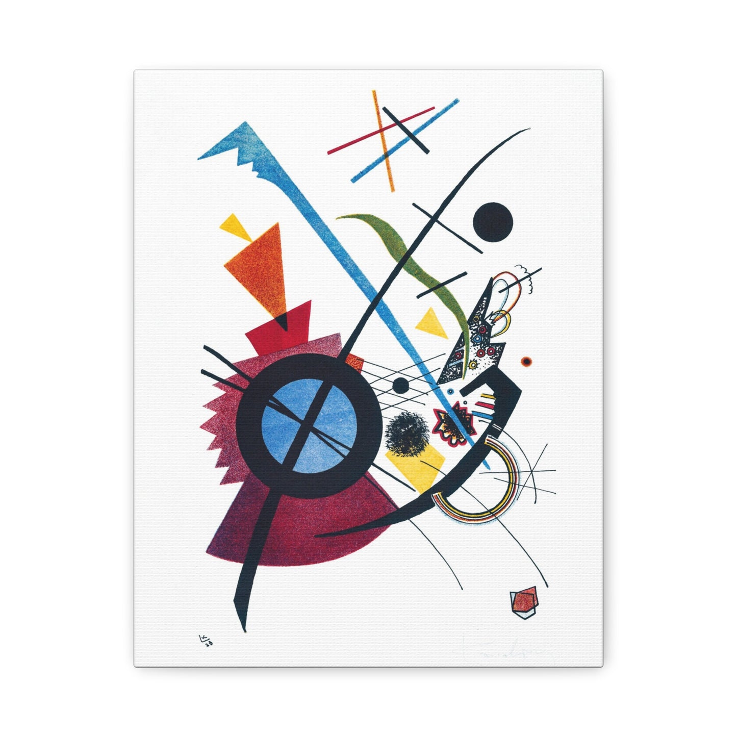 Violet by Wassily Kandinsky Canvas Print