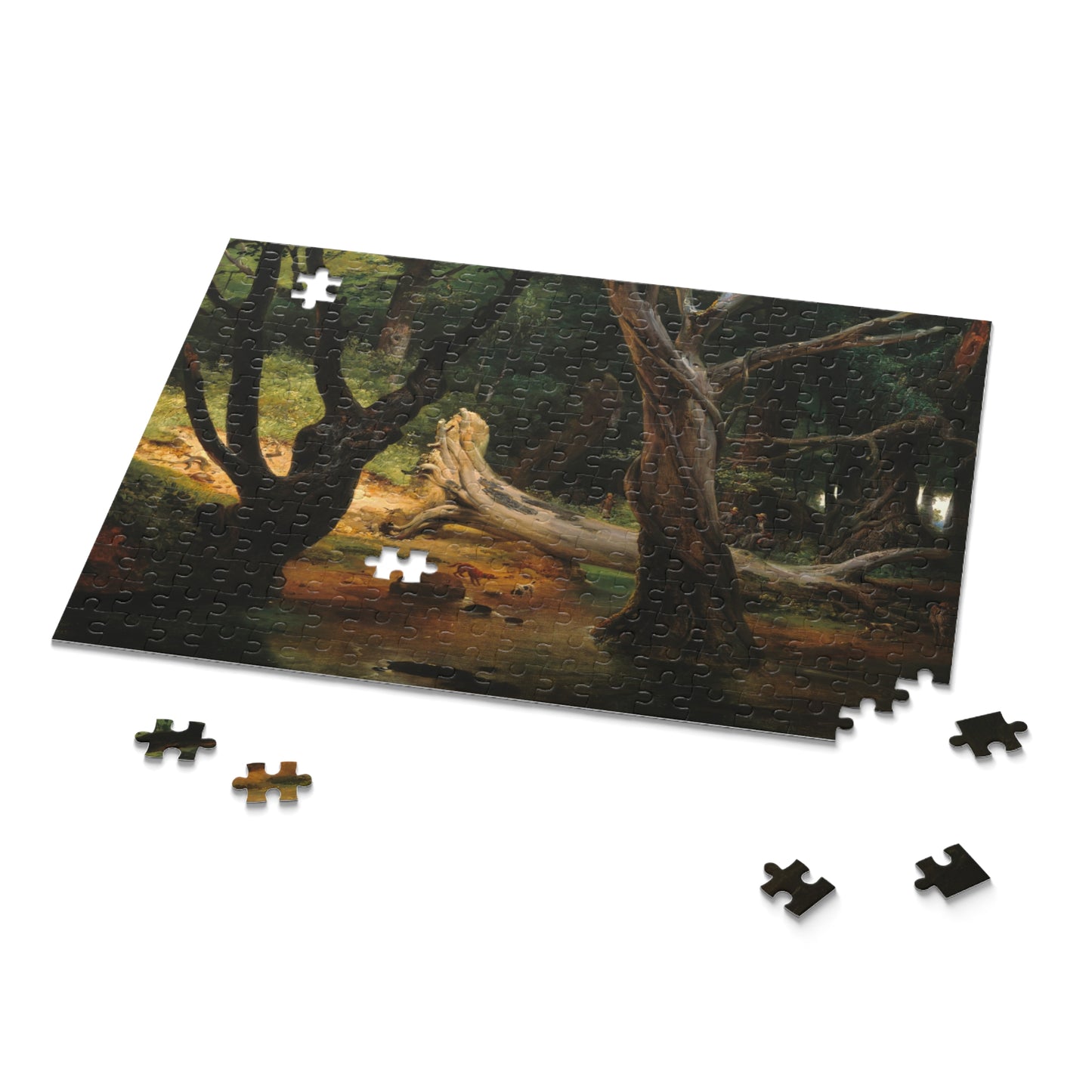 Departure for the Hunt in the Pontine Marshes by Horace Vernet Jigsaw Puzzle