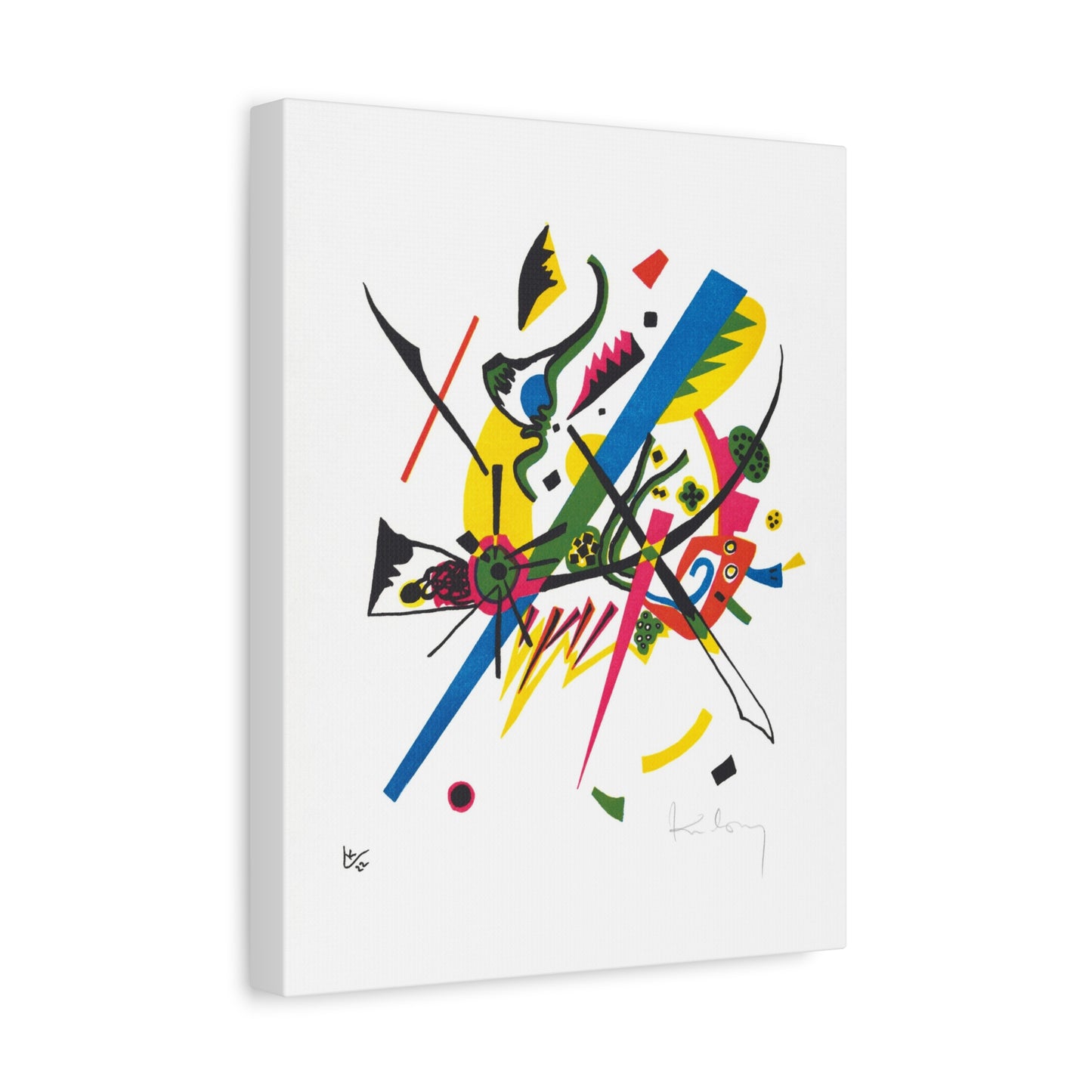 Kleine Welten I (Small Worlds I) by Wassily Kandinsky Canvas Print