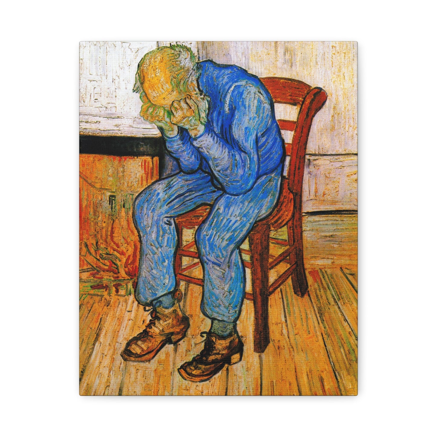 At Eternity's Gate by Vincent van Gogh Canvas Print