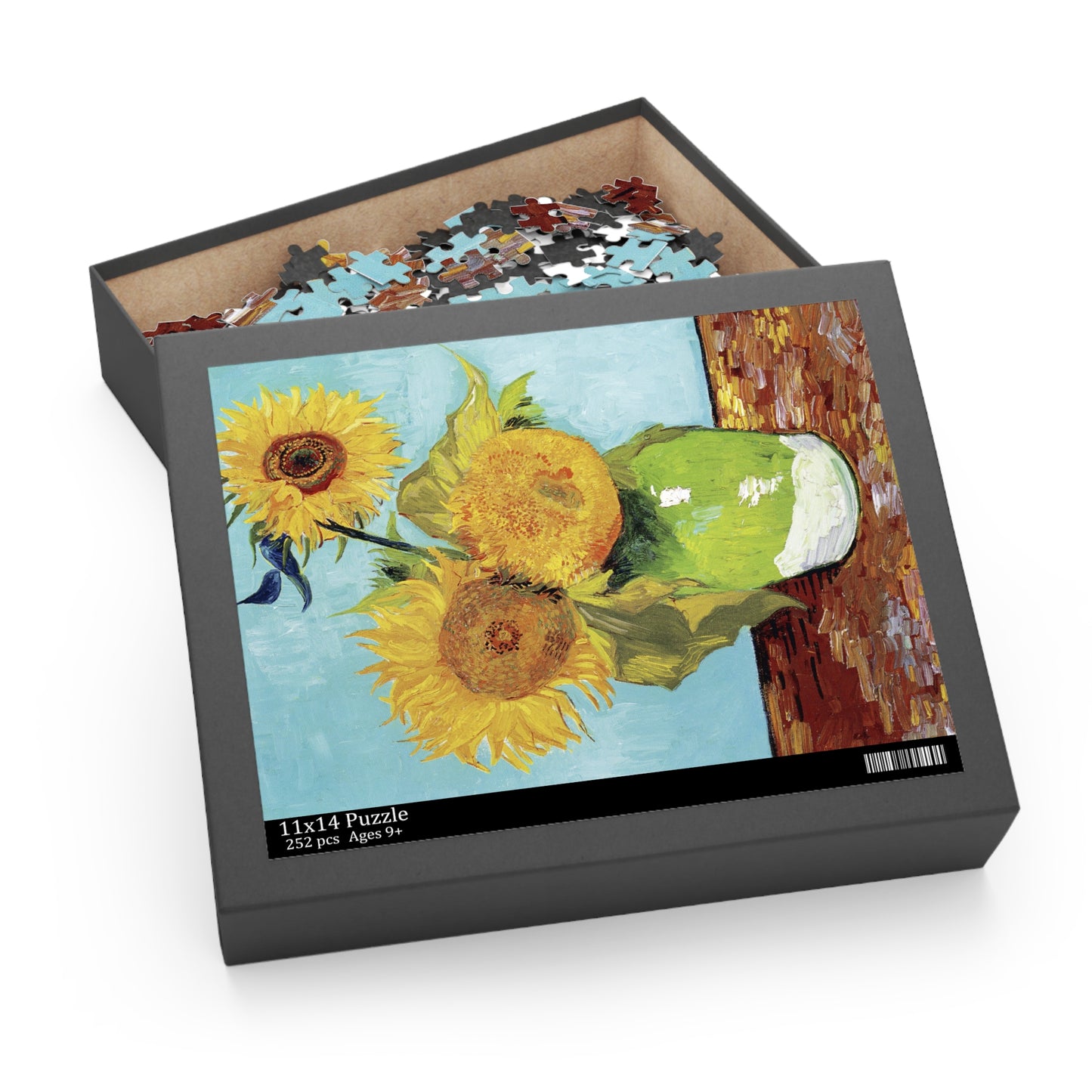 Vase with Three Sunflowers by Vincent van Gogh Jigsaw Puzzle