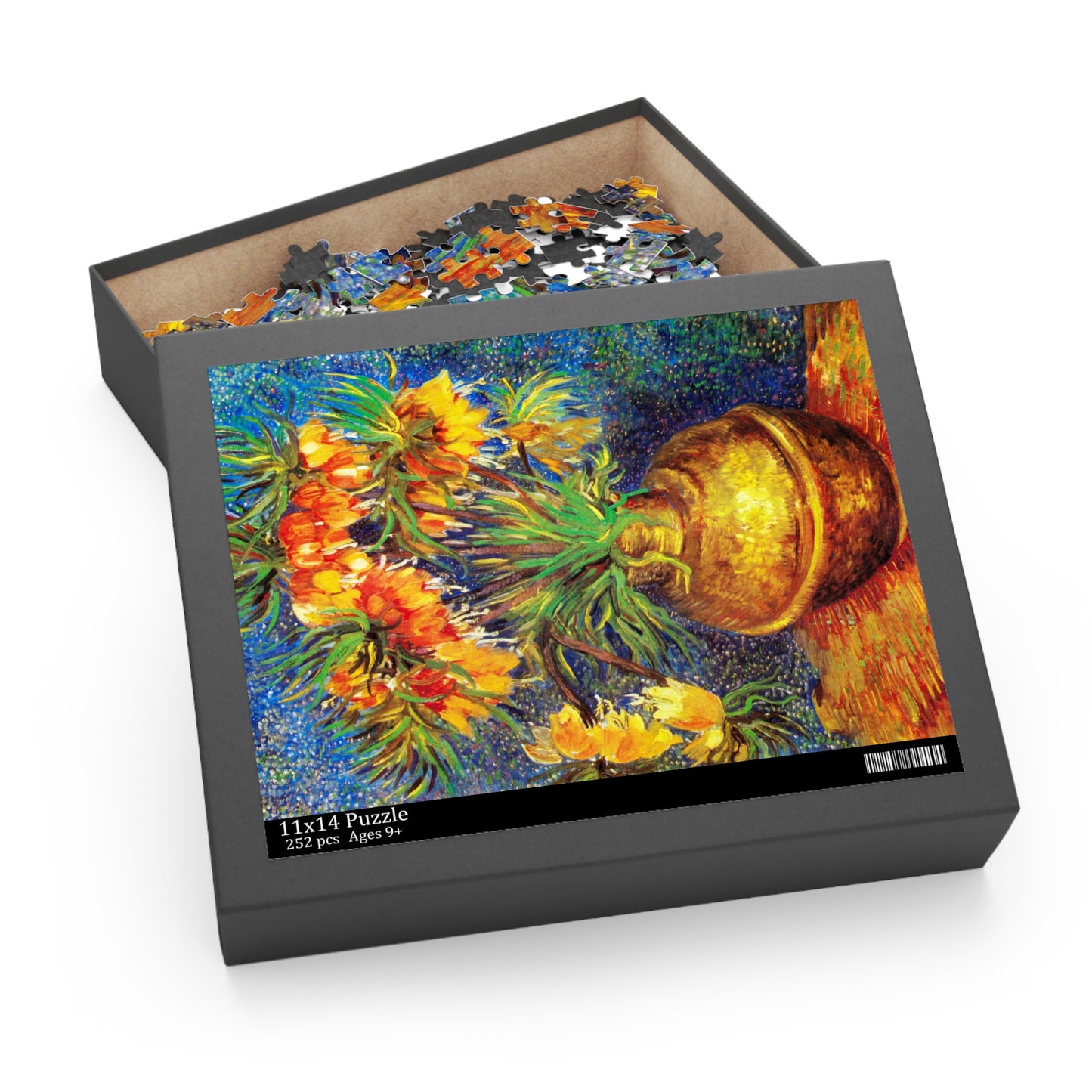 Imperial Fritillaries in a Copper Vase by Vincent van Gogh Jigsaw Puzzle