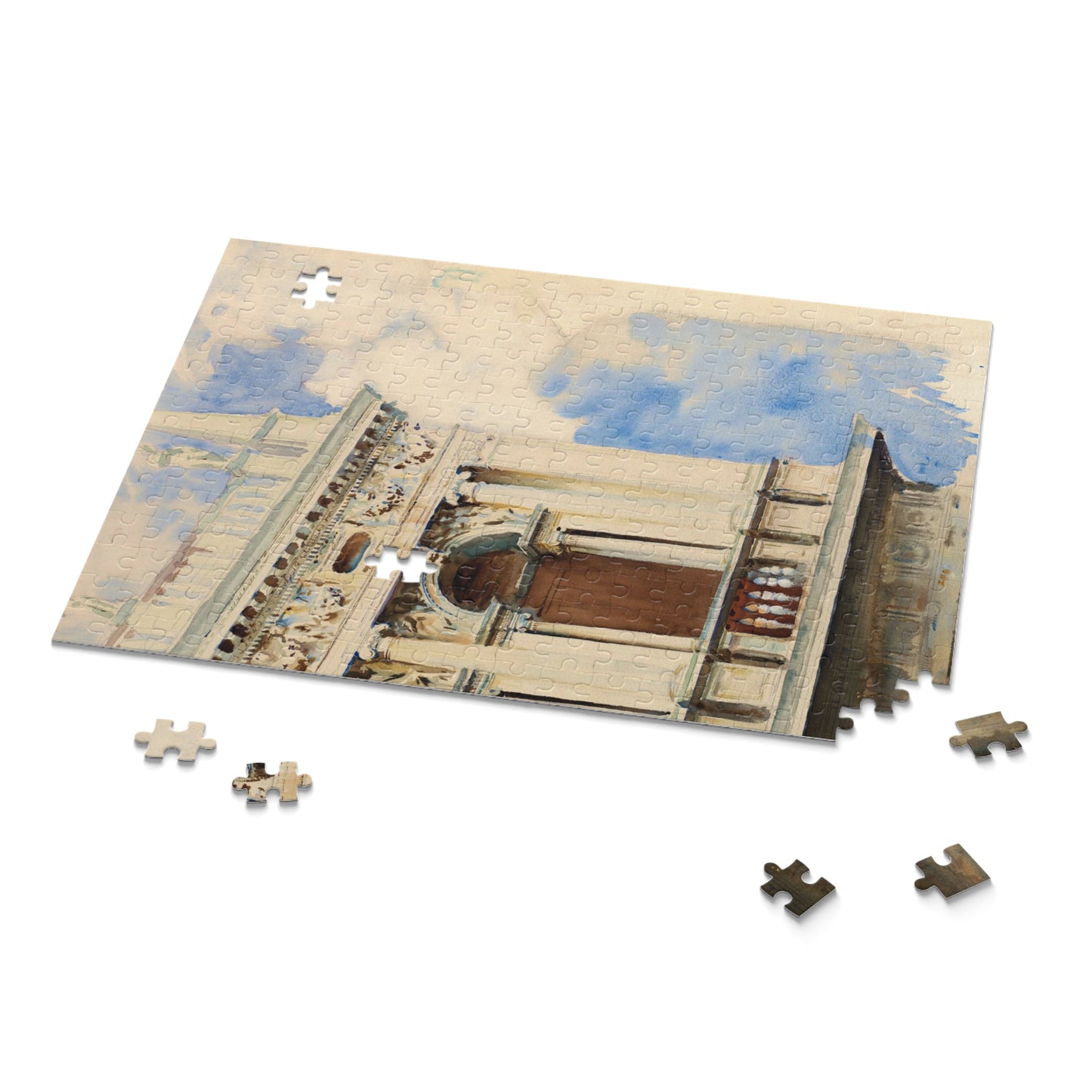 A Corner of the Library in Venice by John Singer Sargent Jigsaw Puzzle