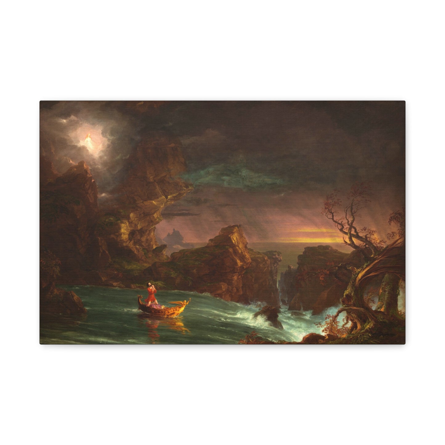 The Voyage of Life: Manhood by Thomas Cole Canvas Print