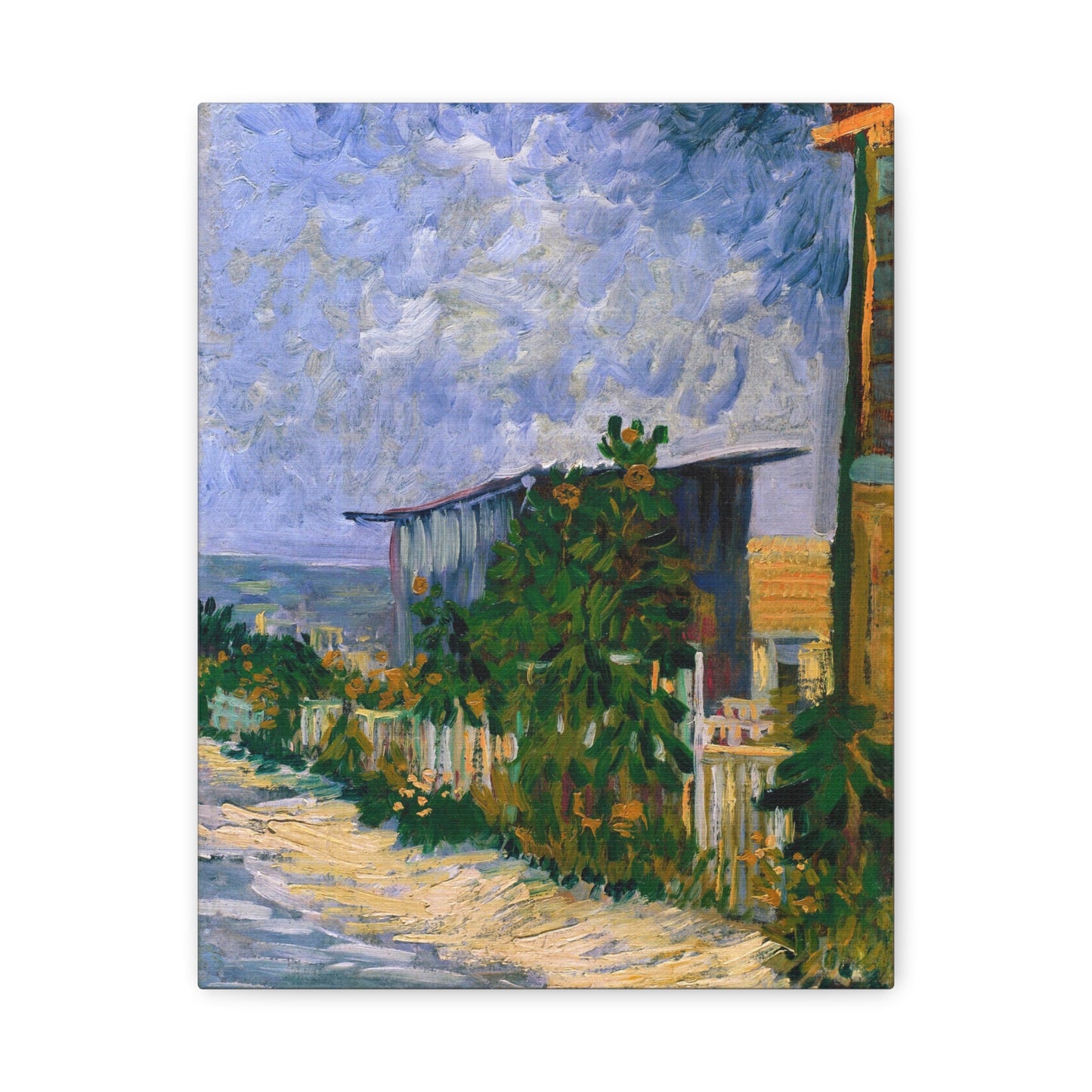 Shelter on Montmartre by Vincent van Gogh Canvas Print