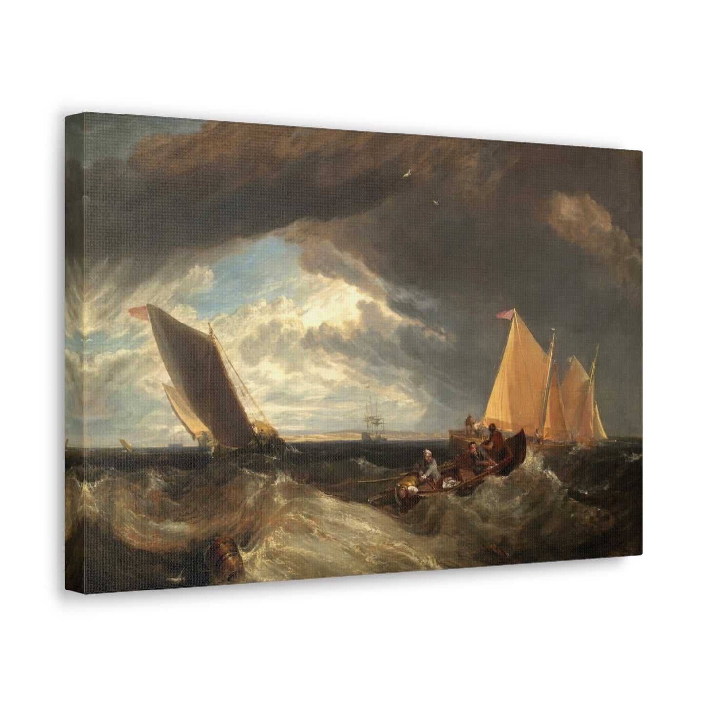 The Junction of the Thames and the Medway by Joseph Mallord William Turner Canvas Print