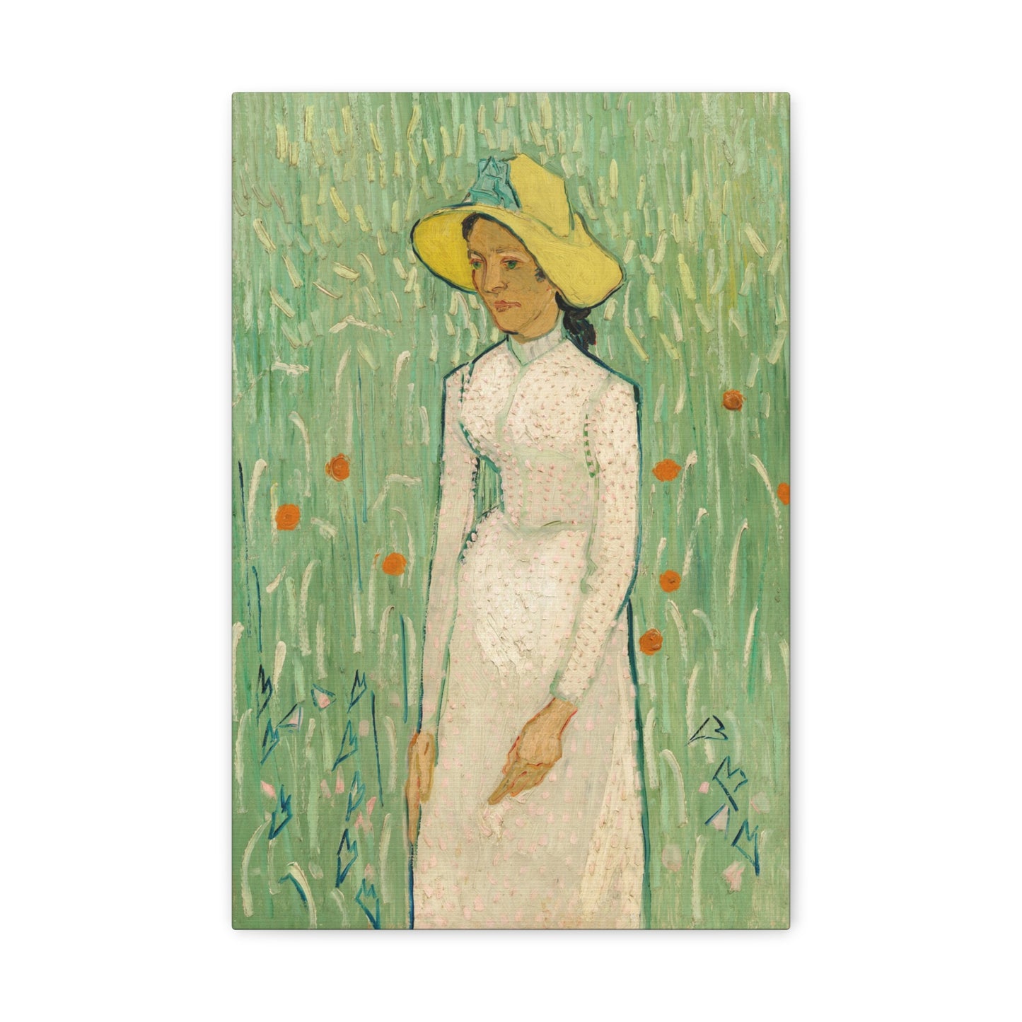Girl in White by Vincent van Gogh Canvas Print