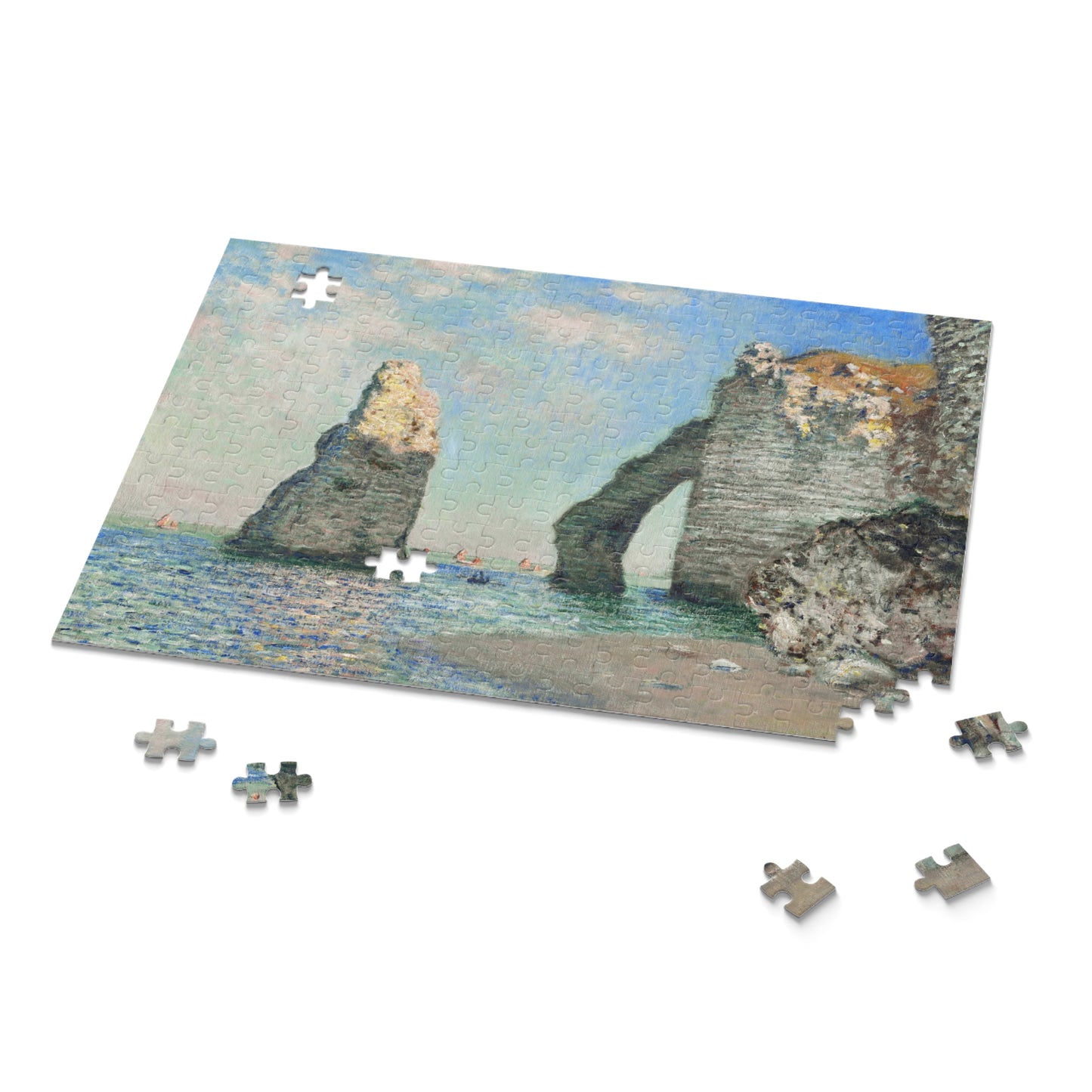 The Cliffs at Etretat by Claude Monet Jigsaw Puzzle