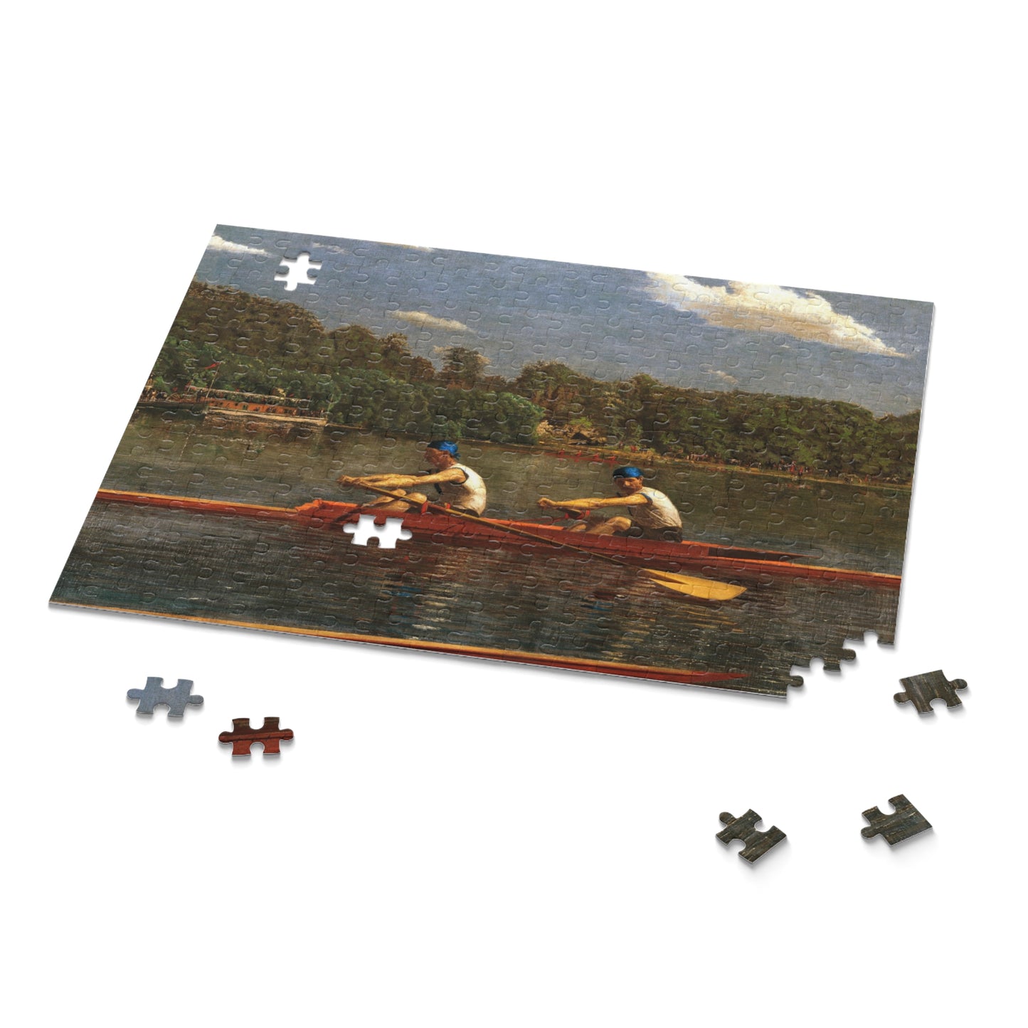 The Biglin Brothers Racing by Thomas Eakins Jigsaw Puzzle