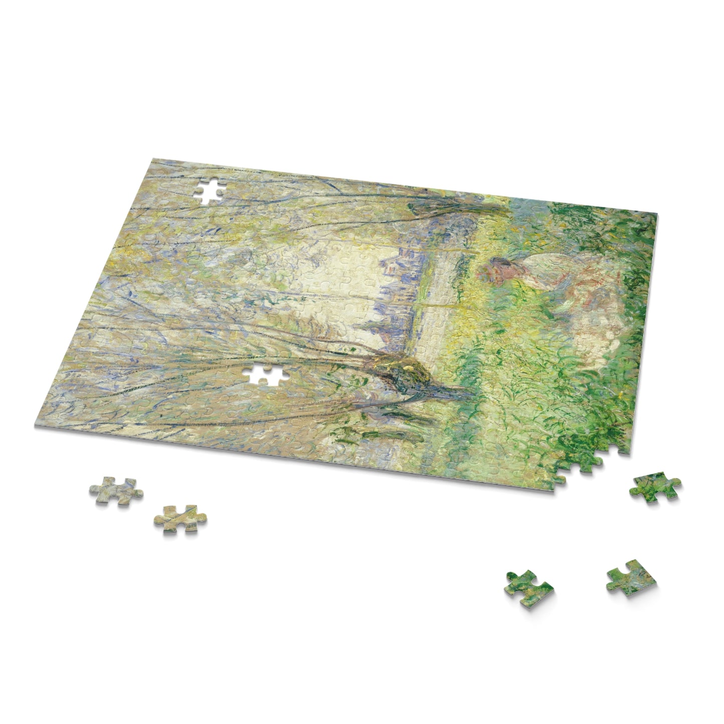 Woman Seated under the Willows by Claude Monet Jigsaw Puzzle