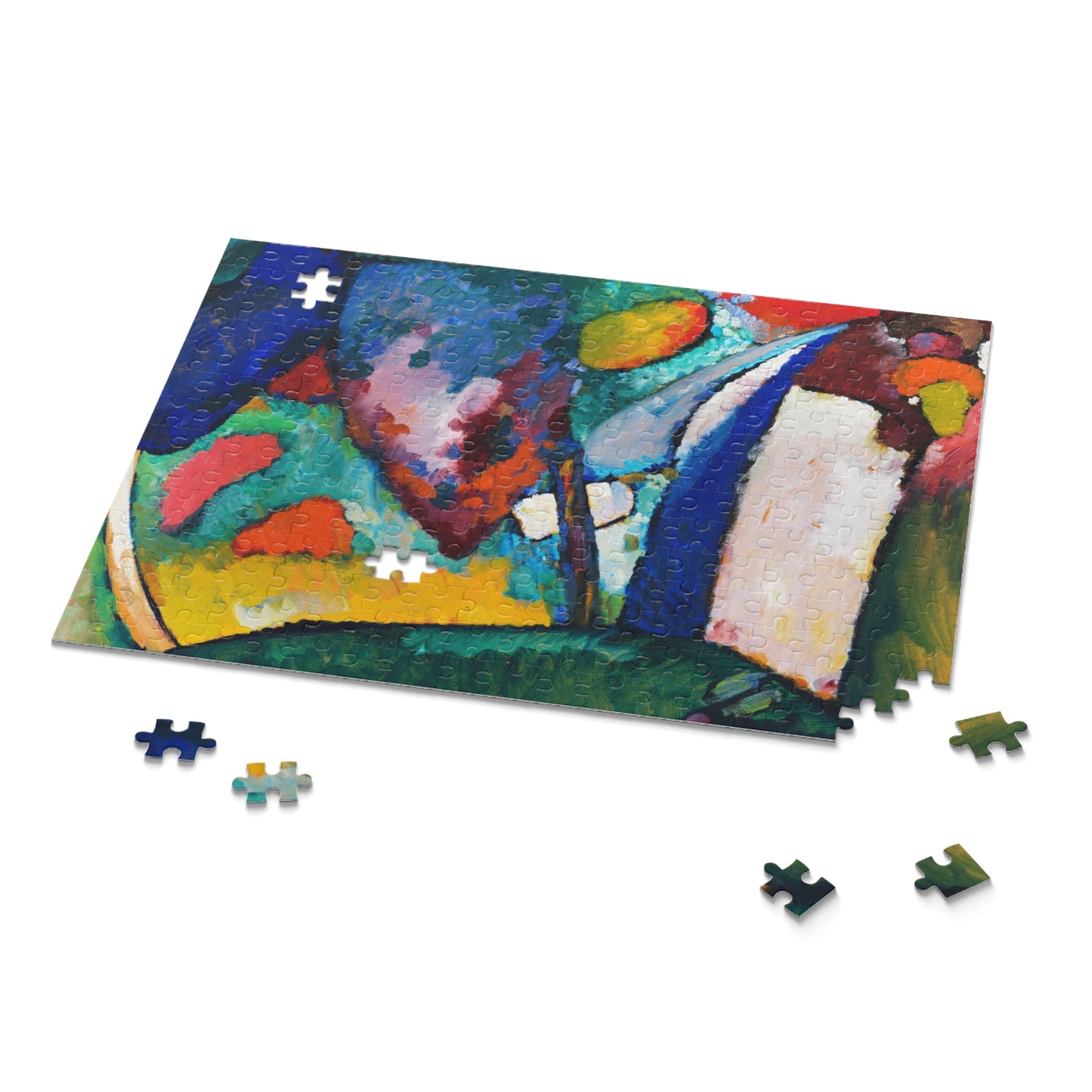 The Waterfall by Wassily Kandinsky Jigsaw Puzzle