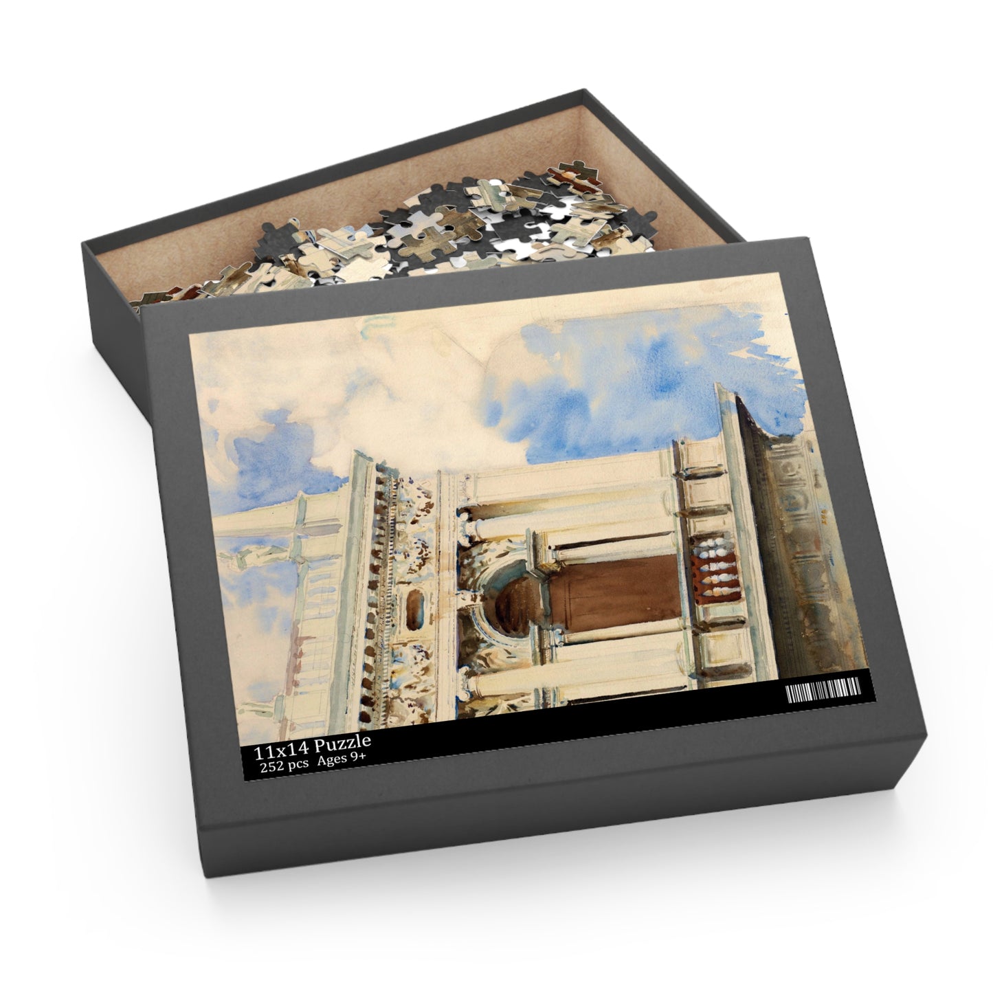 A Corner of the Library in Venice by John Singer Sargent Jigsaw Puzzle