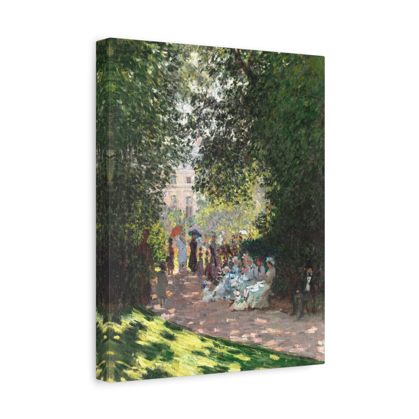 The Parc Monceau by Claude Monet Canvas Print