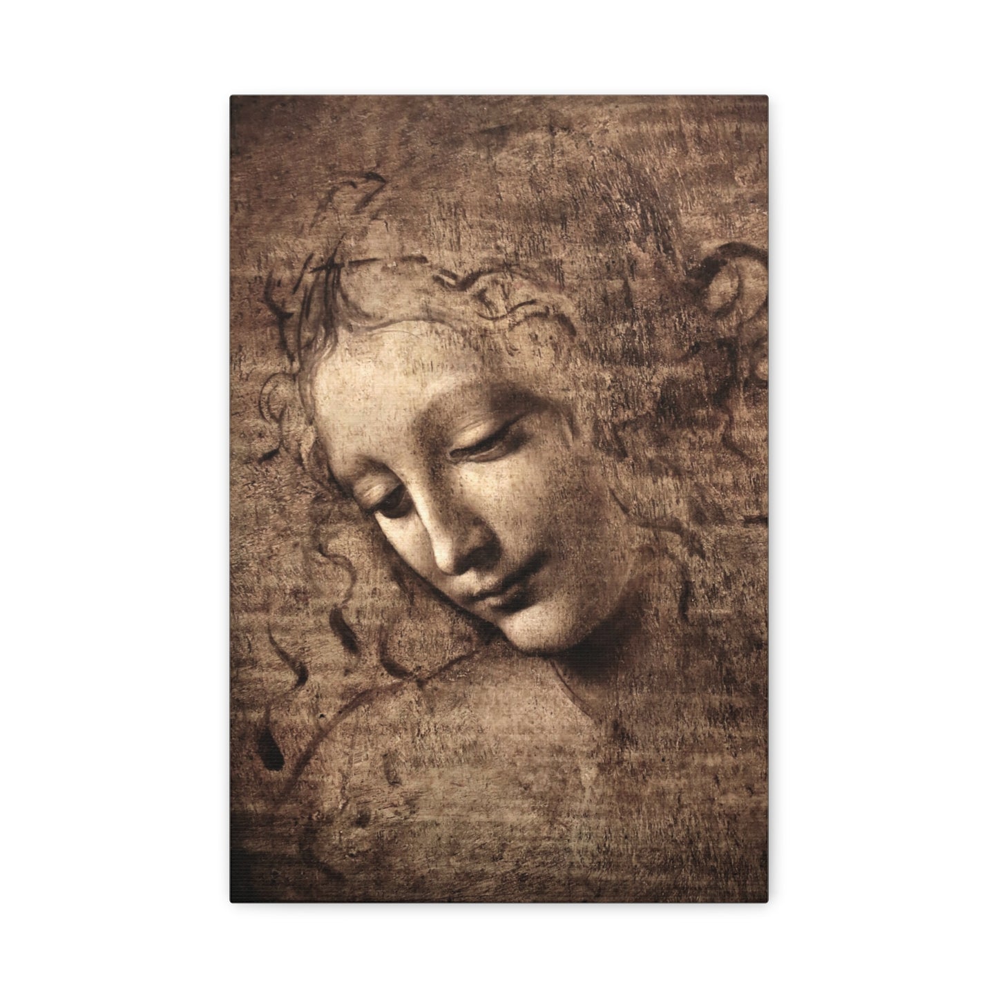 La Scapigliata by Leonardo da Vinci Canvas Print