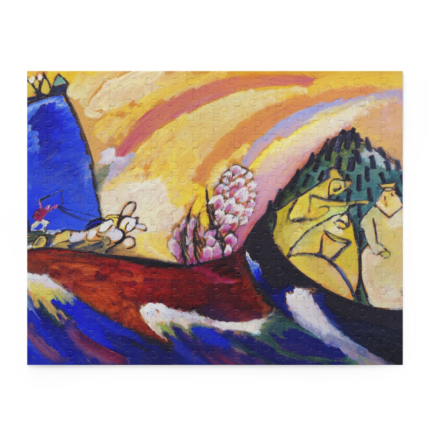 Painting with Troika by Wassily Kandinsky Jigsaw Puzzle