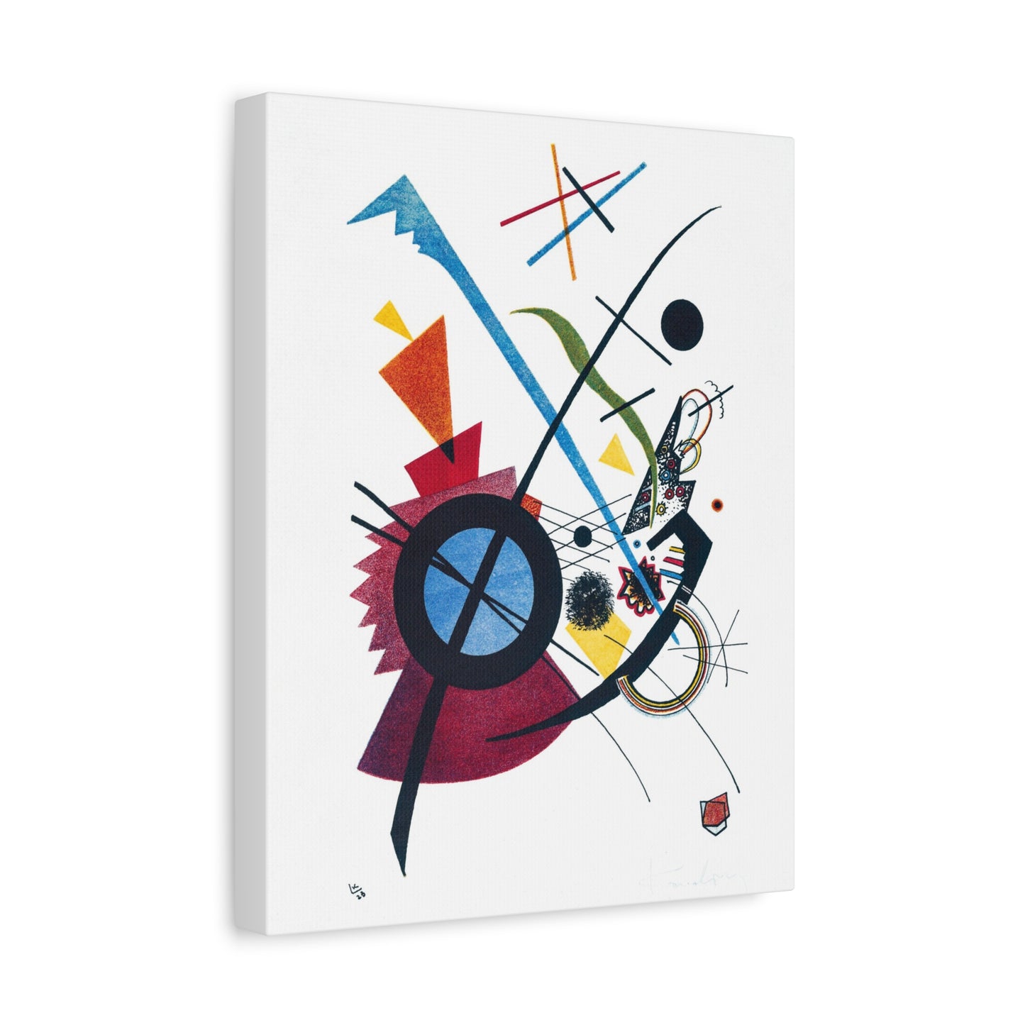 Violet by Wassily Kandinsky Canvas Print