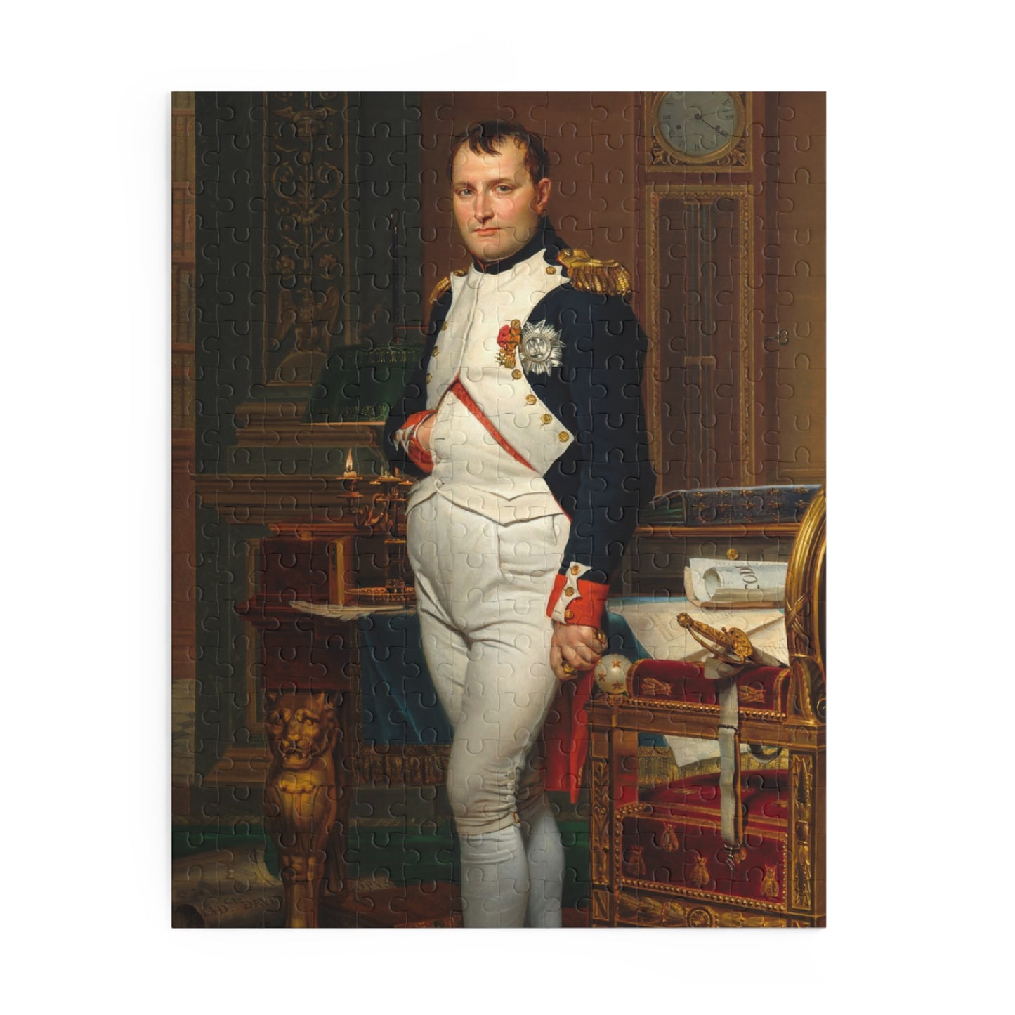 The Emperor Napoleon in His Study at the Tuileries by Jacques-Louis David Jigsaw Puzzle