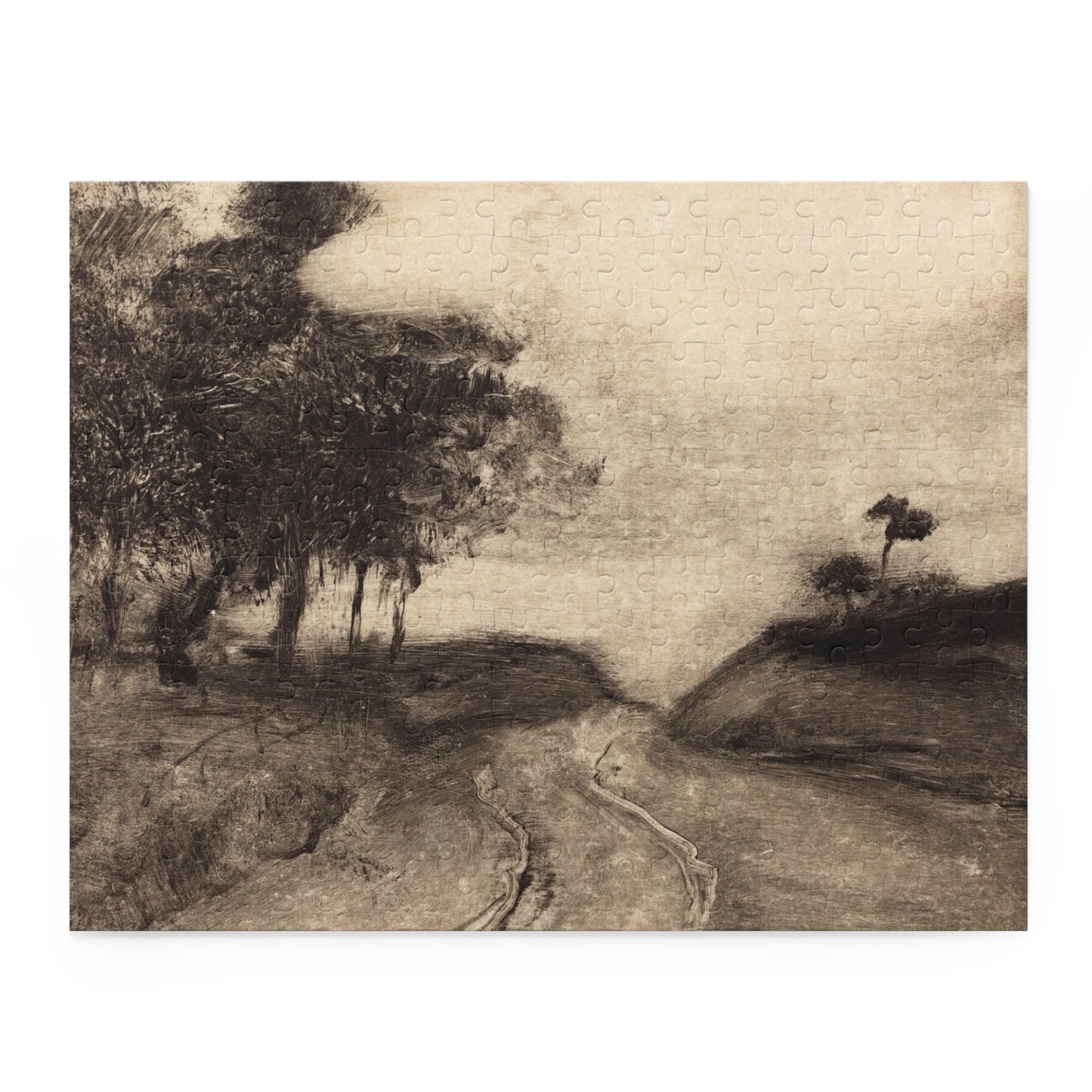 The Road (La route) by Edgar Degas Jigsaw Puzzle