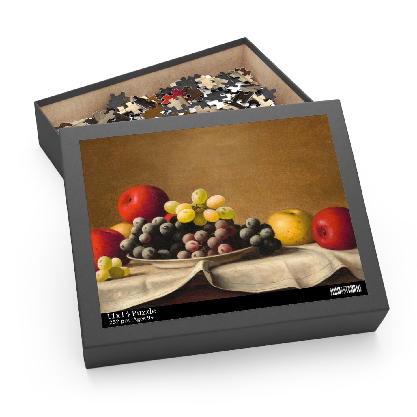 Still Life, Apples, Grapes by Barton Stone Hays Jigsaw Puzzle