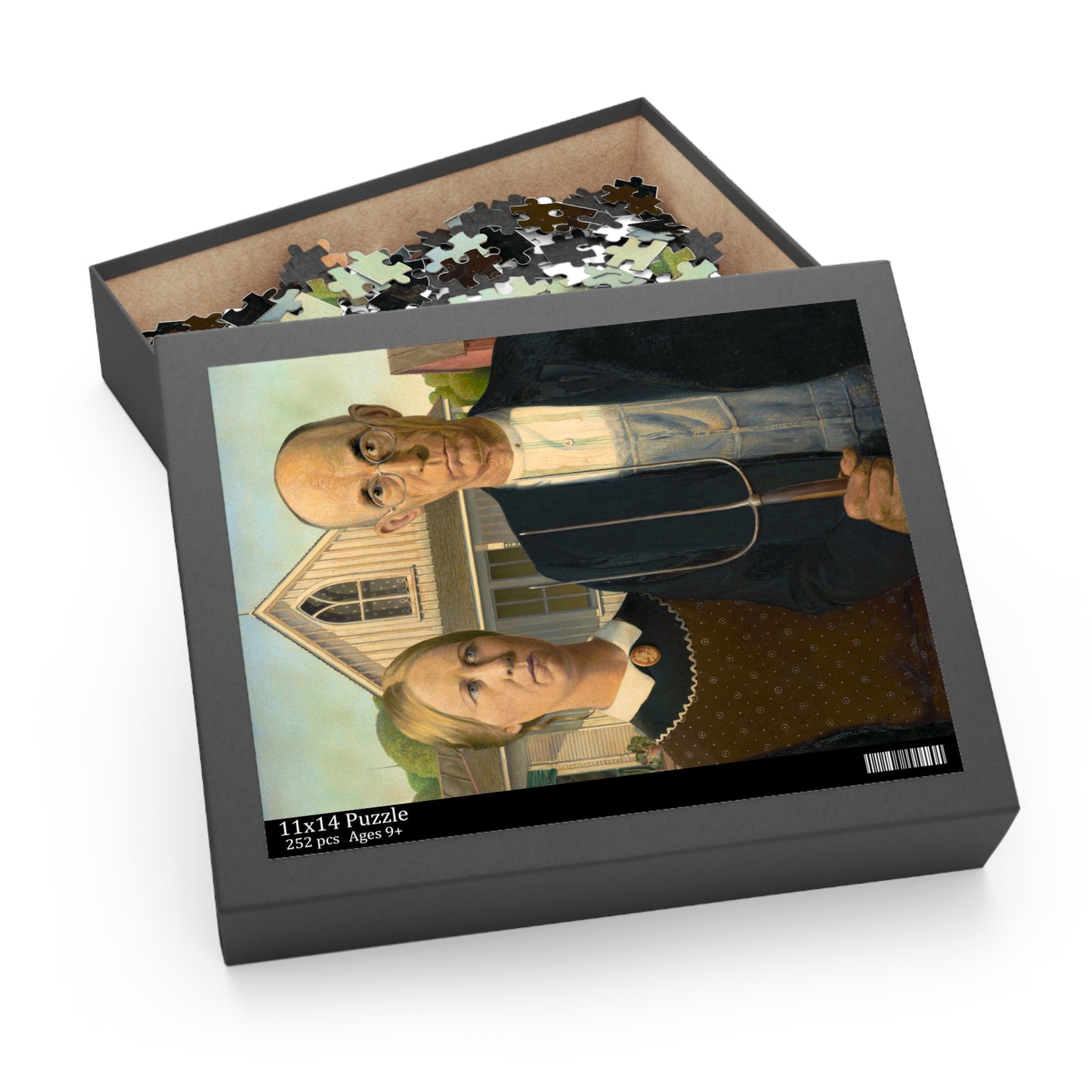 American Gothic by Grant Wood Jigsaw Puzzle