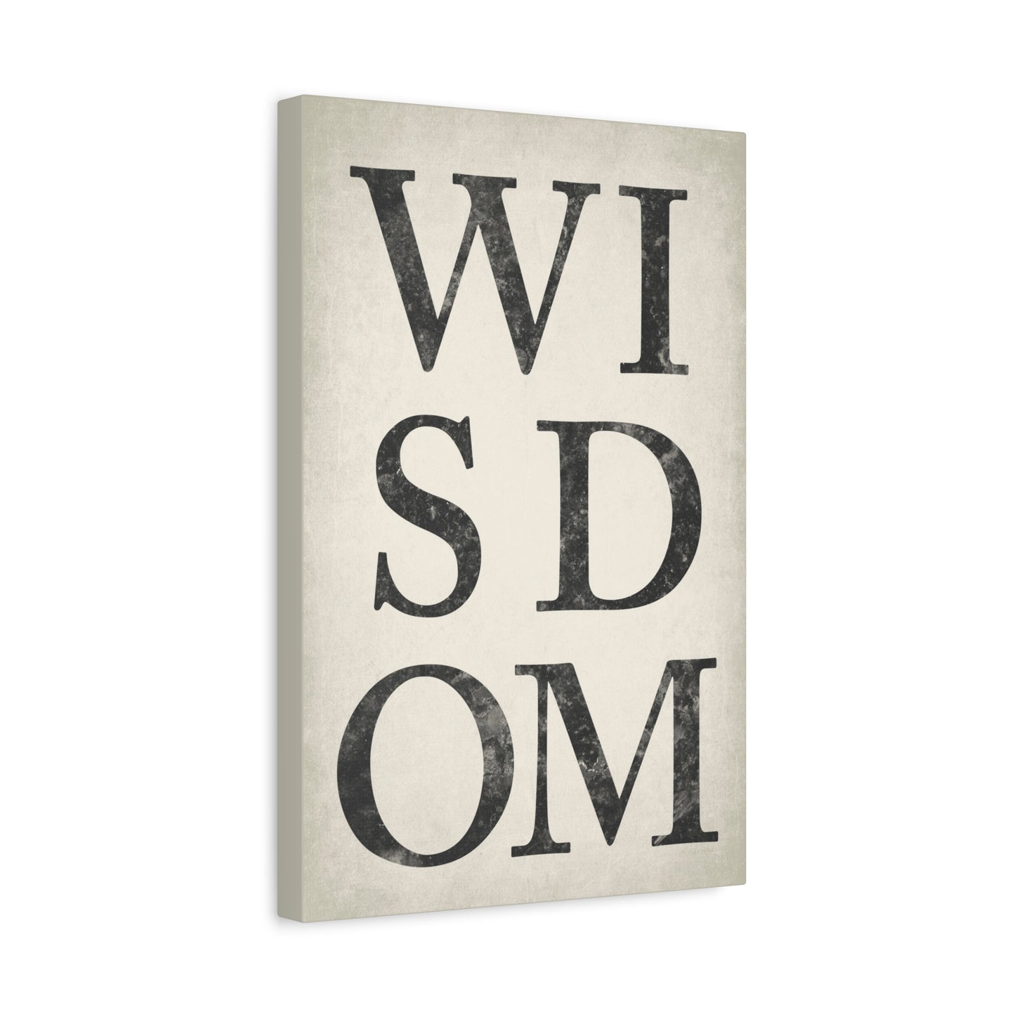 Wisdom Typography Canvas Wall Art