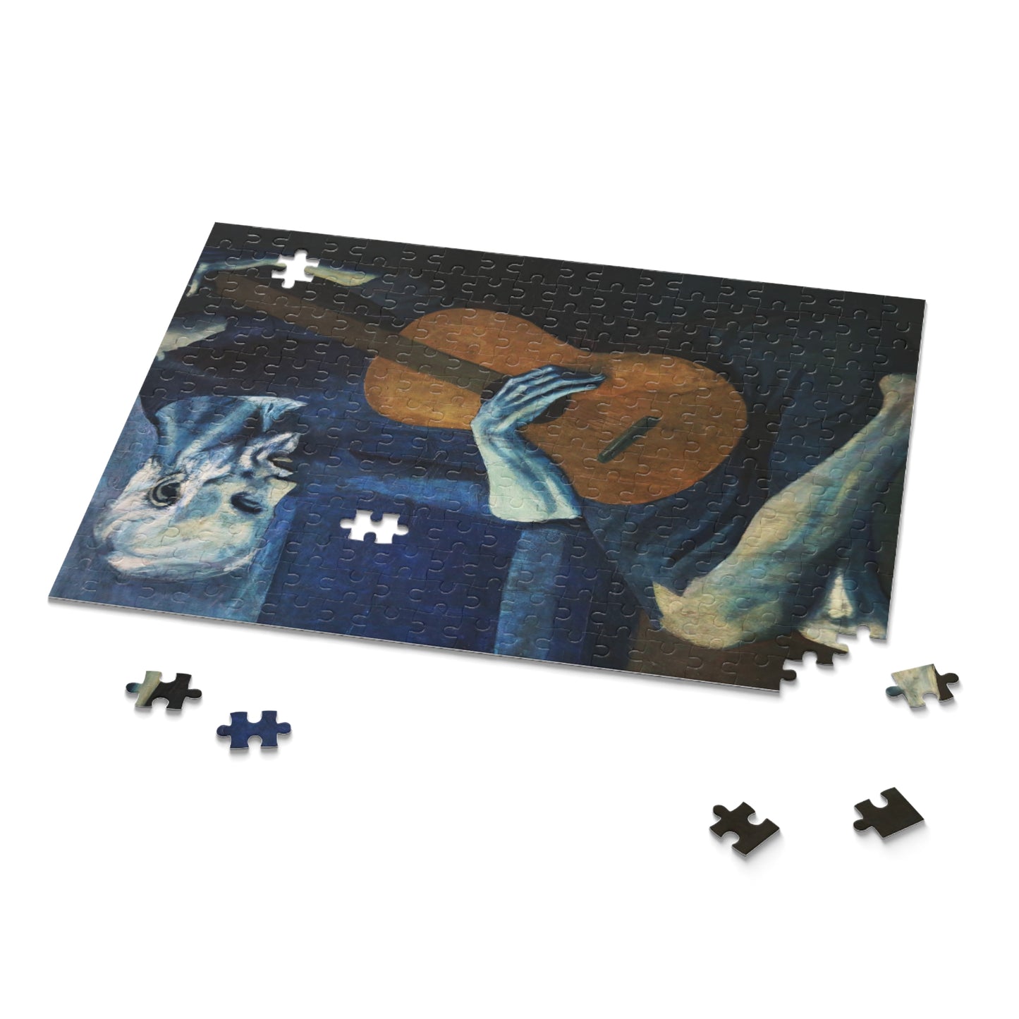The Old Guitarist by Pablo Picasso Jigsaw Puzzle