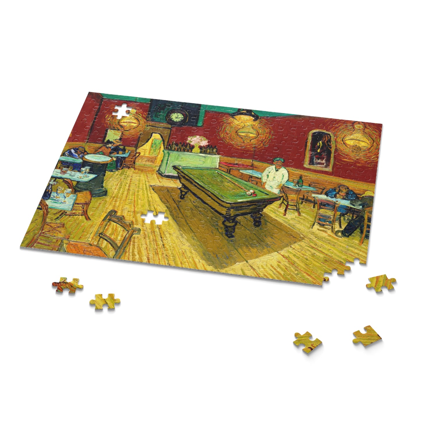 Le cafe de nuit (The Night Cafe) by Vincent van Gogh Jigsaw Puzzle
