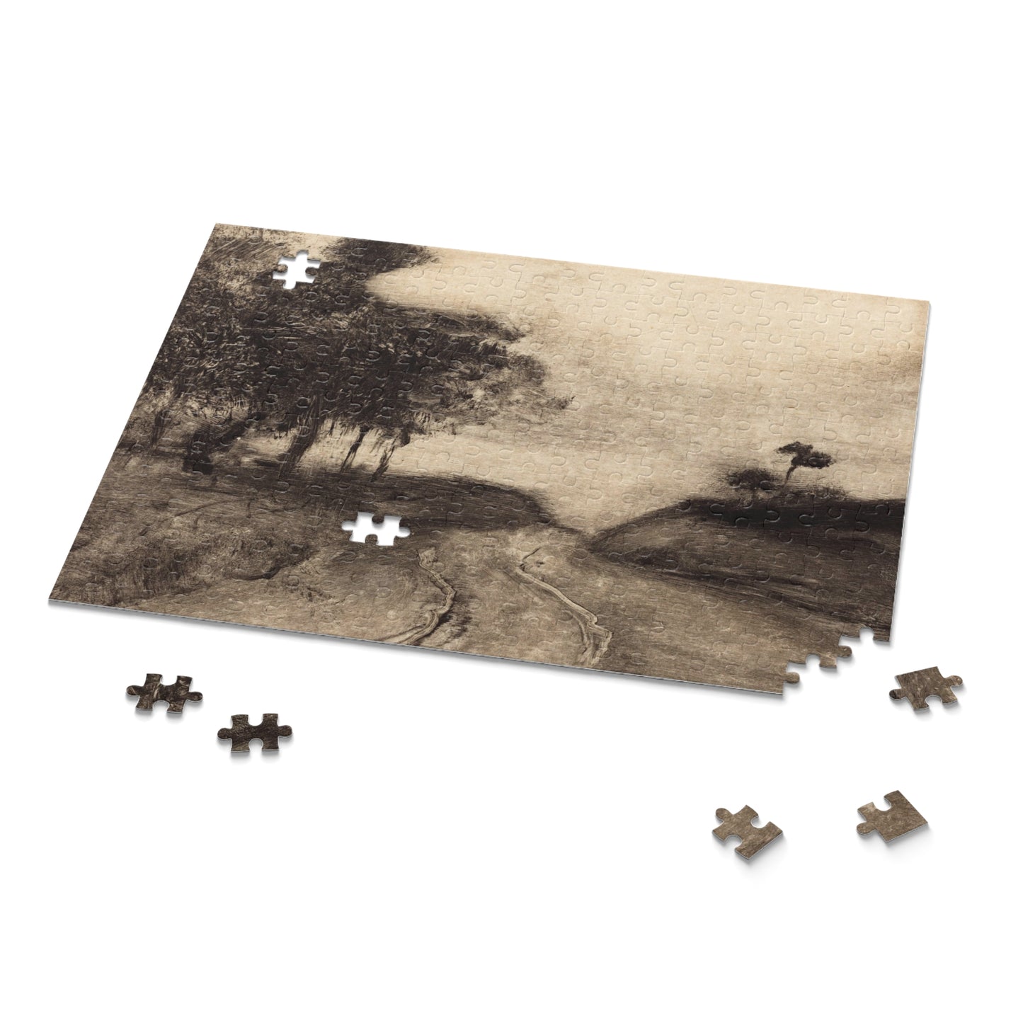 The Road (La route) by Edgar Degas Jigsaw Puzzle