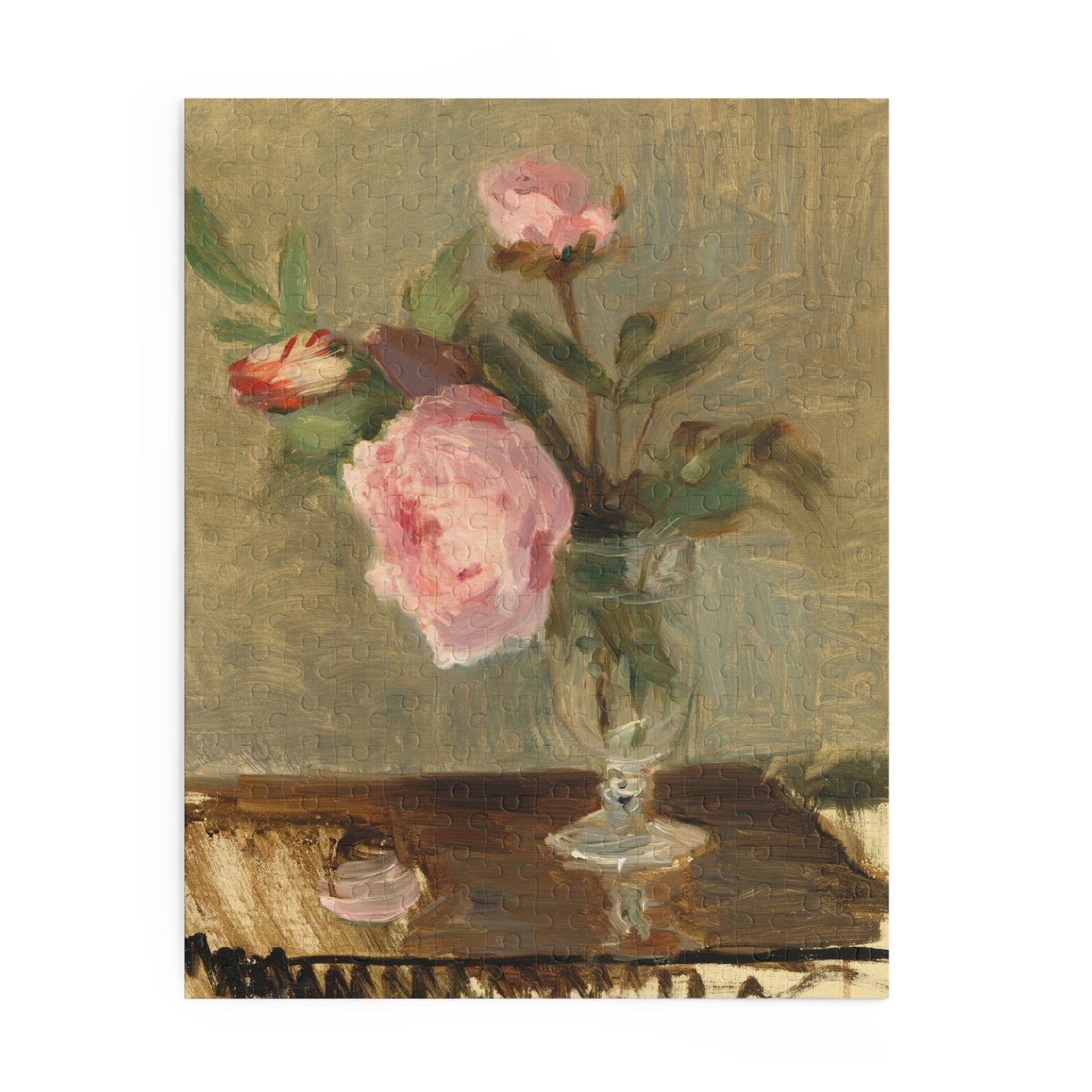 Peonies by Berthe Morisot Jigsaw Puzzle