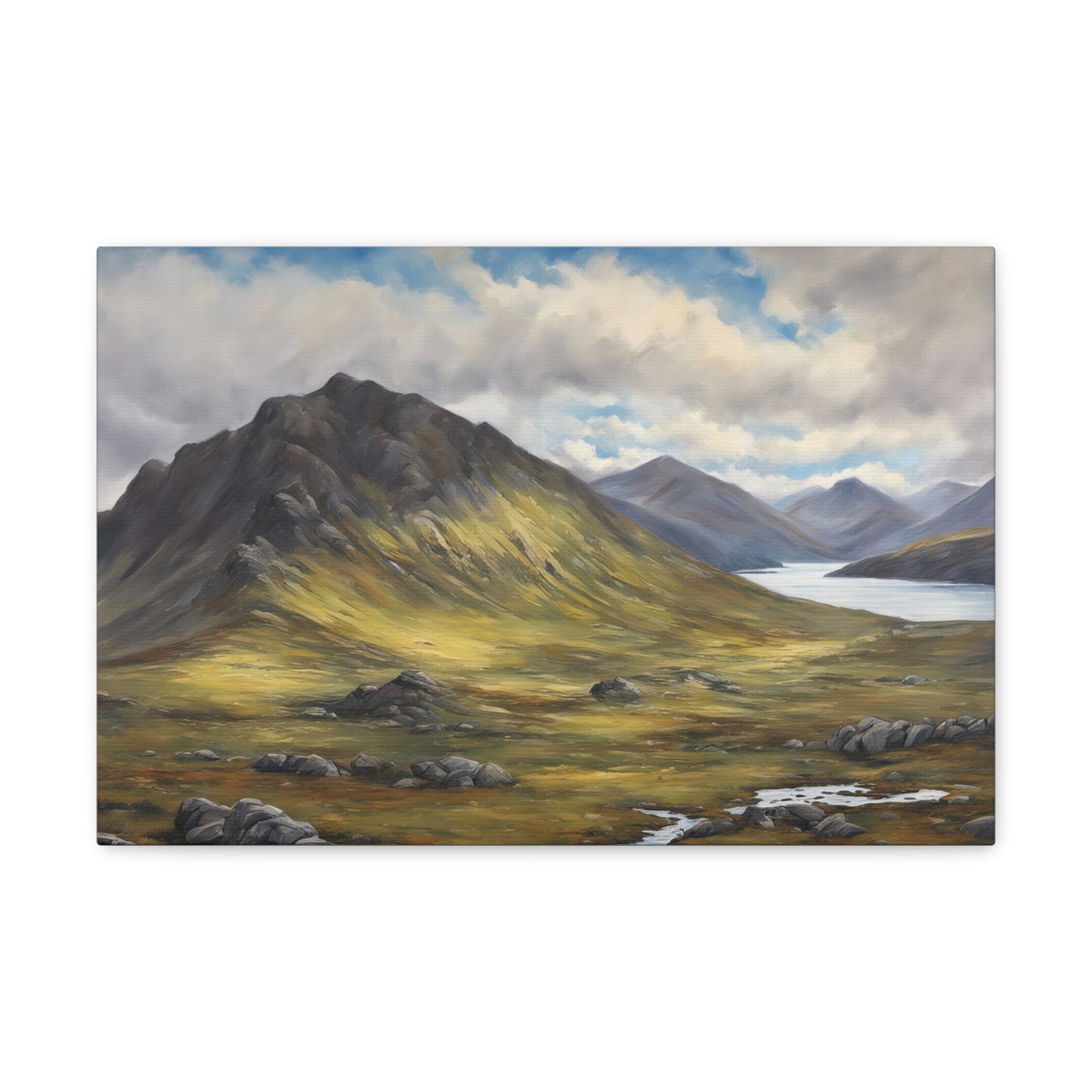 Scottish Highlands Painting I Canvas Print