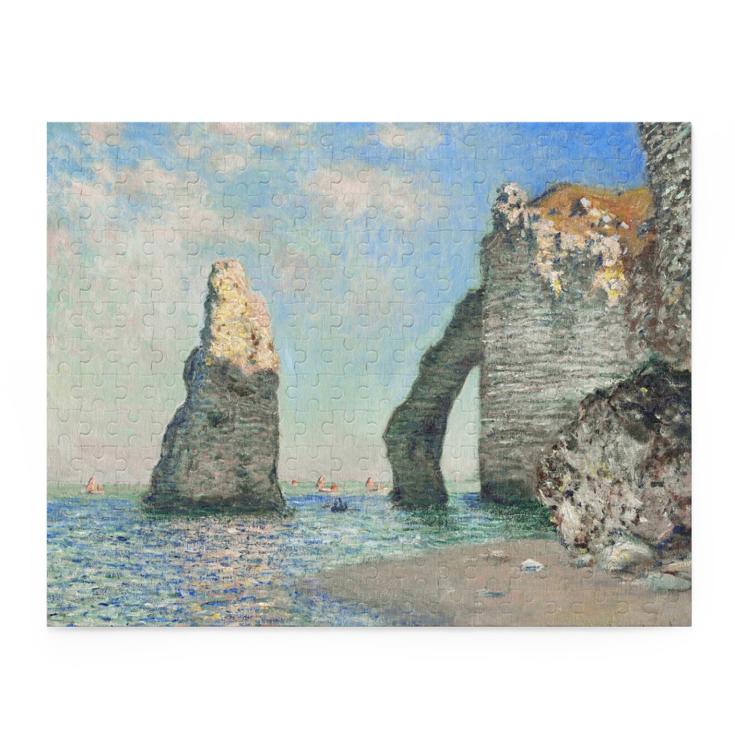 The Cliffs at Etretat by Claude Monet Jigsaw Puzzle