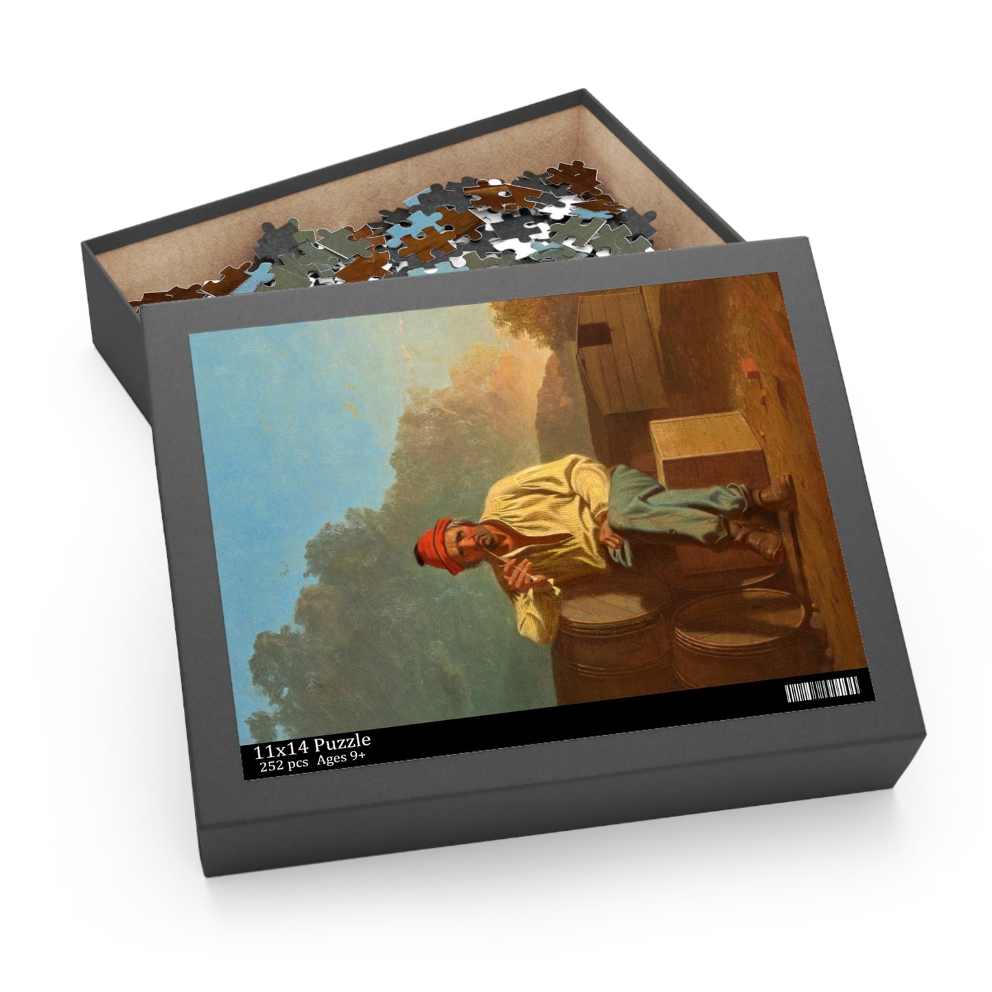 Mississippi Boatman by George Caleb Bingham Jigsaw Puzzle
