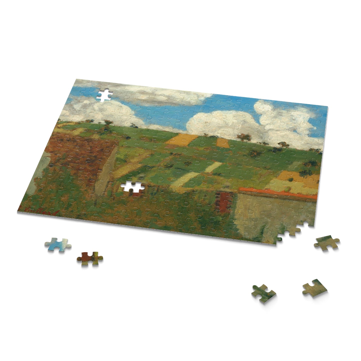 Landscape of the Ile-de-France by Edouard Vuillard Jigsaw Puzzle