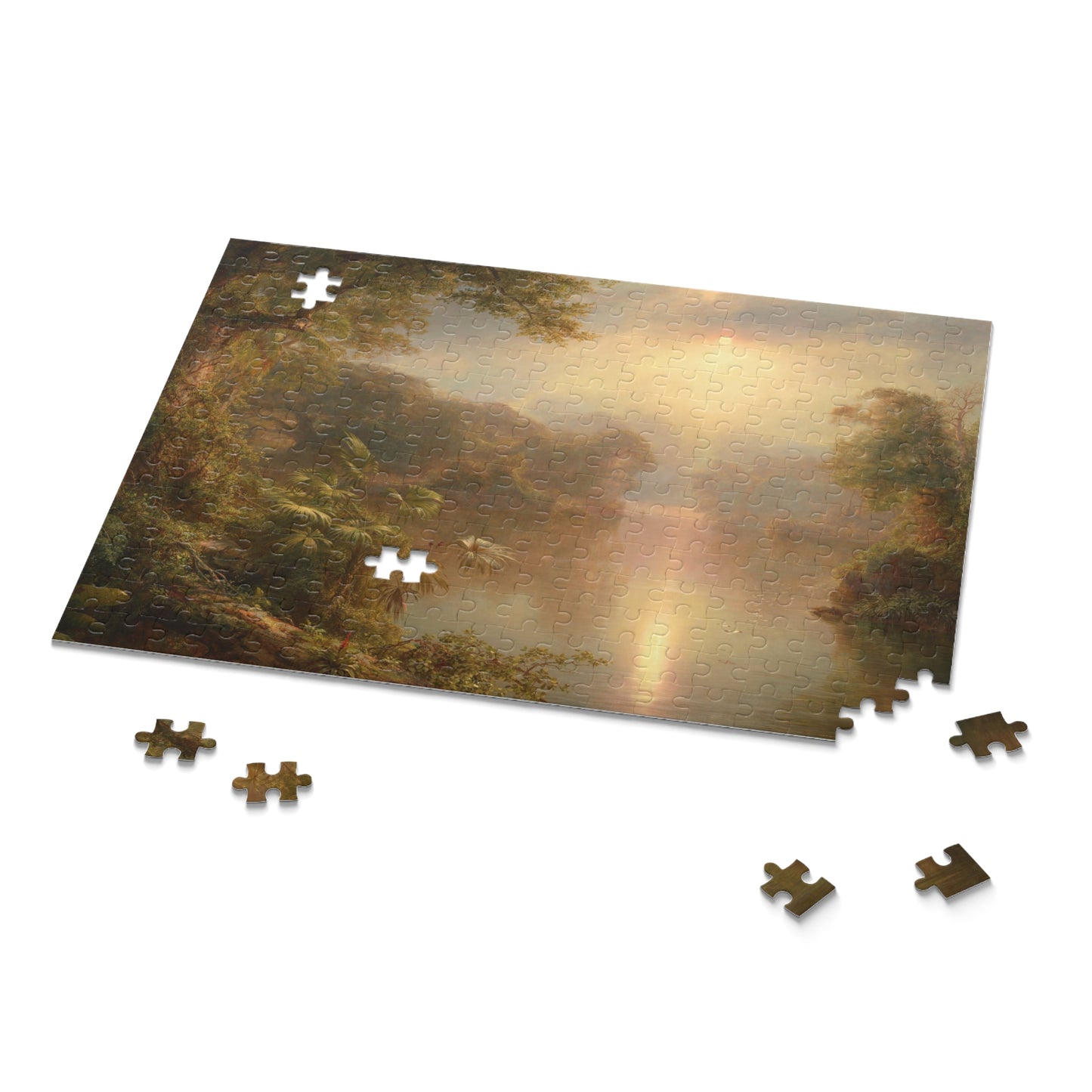 El Rio de Luz (The River of Light) by Frederic Edwin Church Jigsaw Puzzle