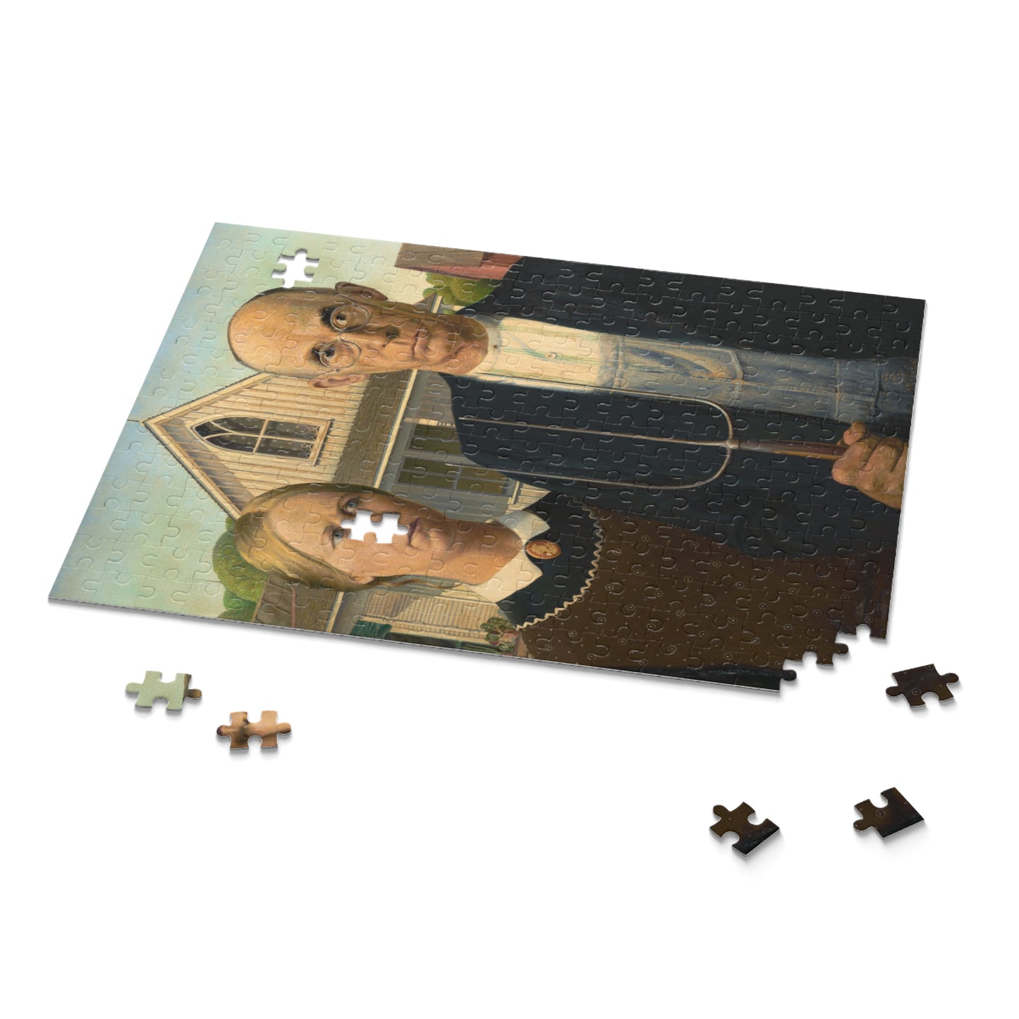 American Gothic by Grant Wood Jigsaw Puzzle